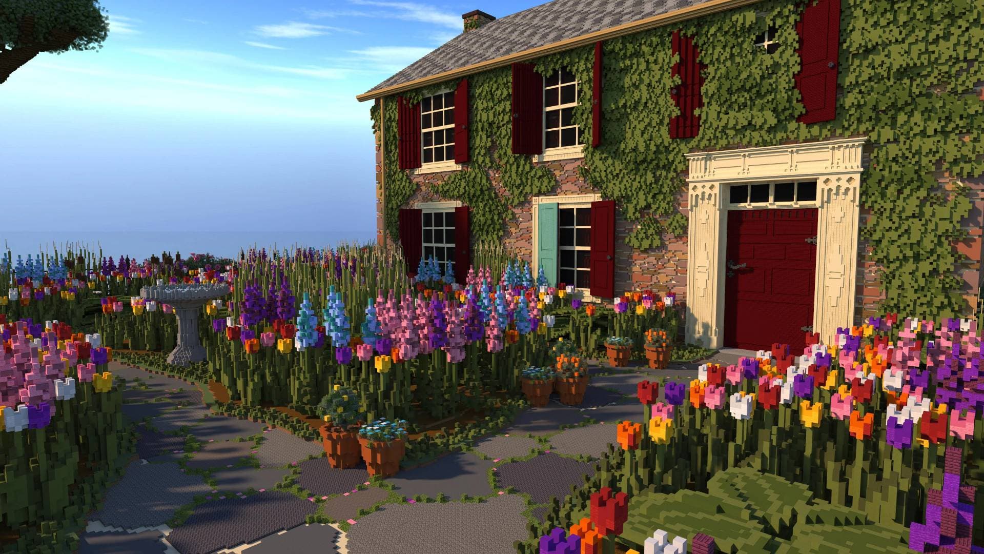 1920x1080 Create a garden in Minecraft!