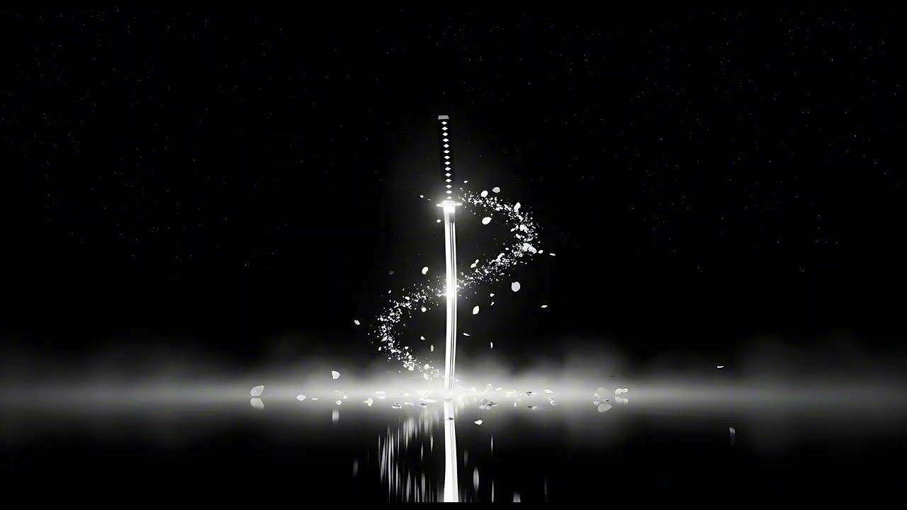 1280x720 Samurai Sword Under the Stars