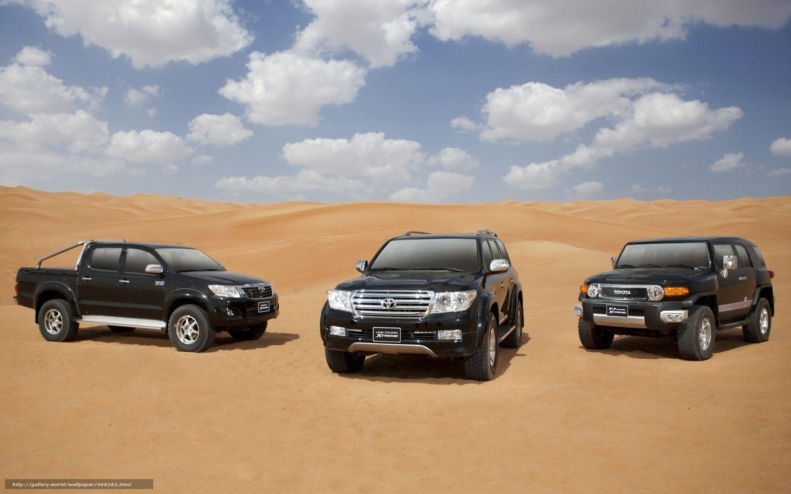 1600x1000 Download Wallpaper Toyota, Land Cruiser, Hilux, Desert