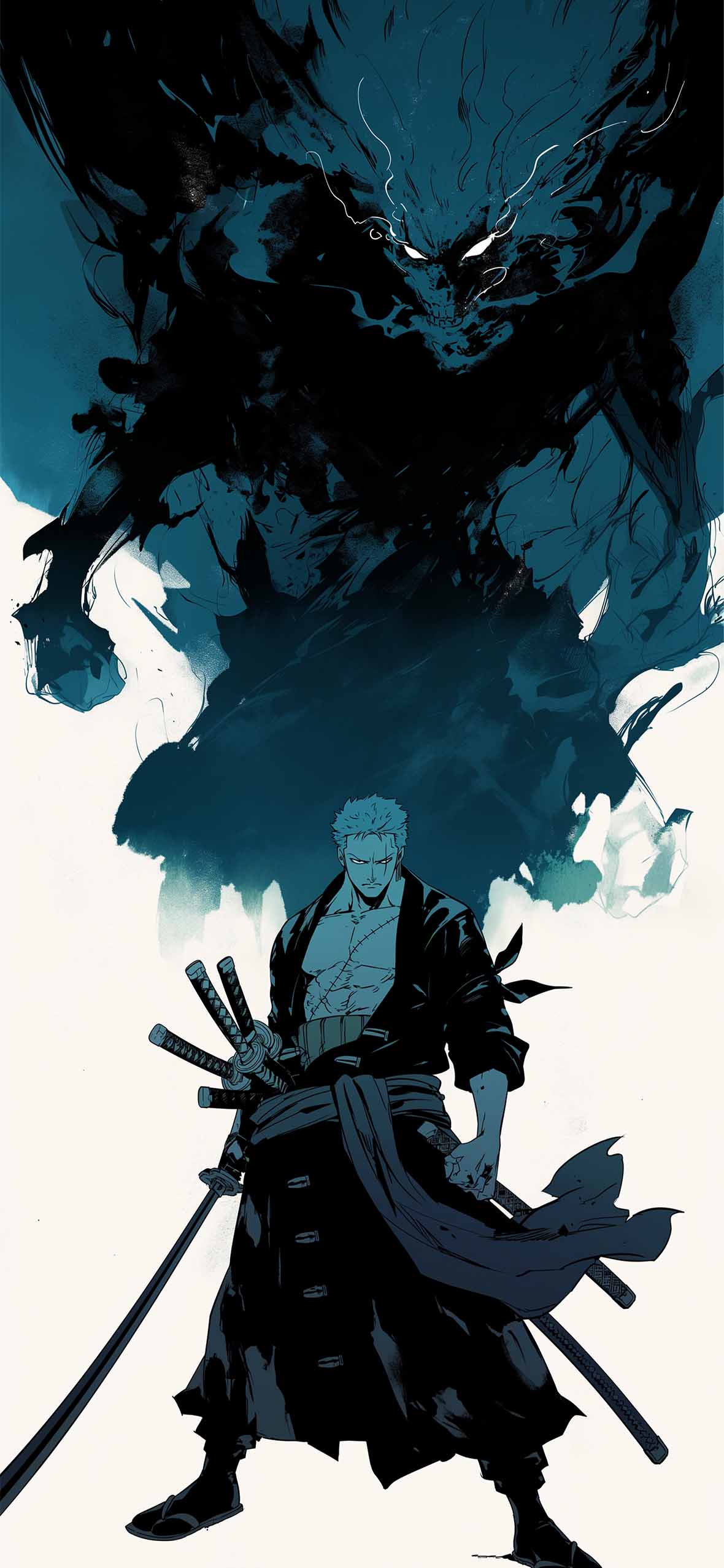 1180x2554 Roronoa Zoro One Piece Dark Wallpaper Wallpaper HD