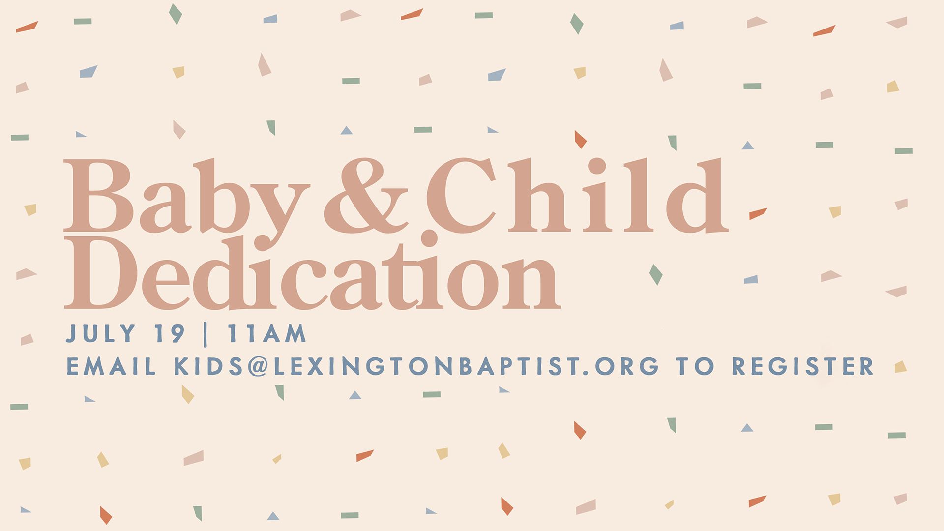 1920x1080 Baby & Child Dedication Baptist Church