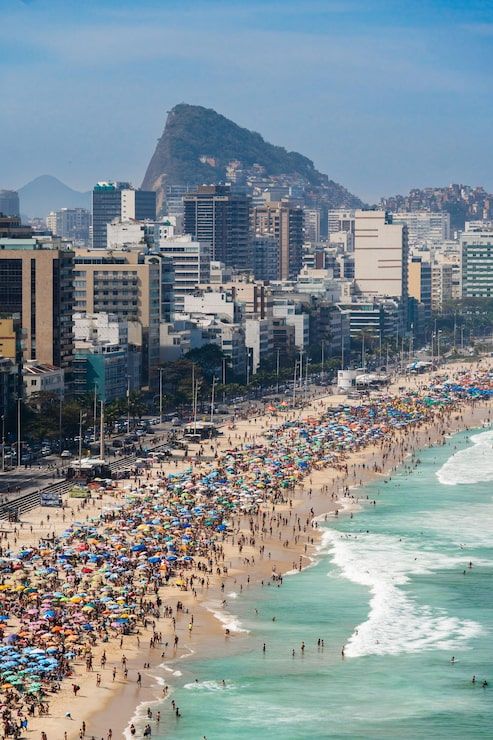 493x740 Rio De Janeiro Beach Photo Free High Quality Picture