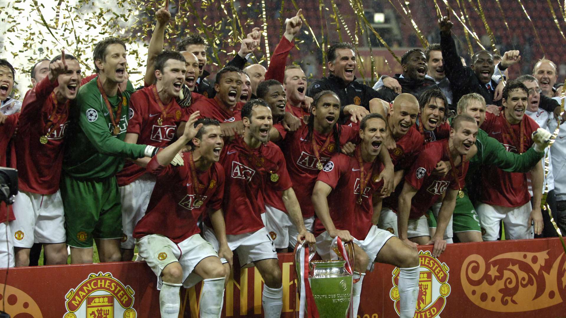 1920x1080 Manchester United Champions League Wallpaper