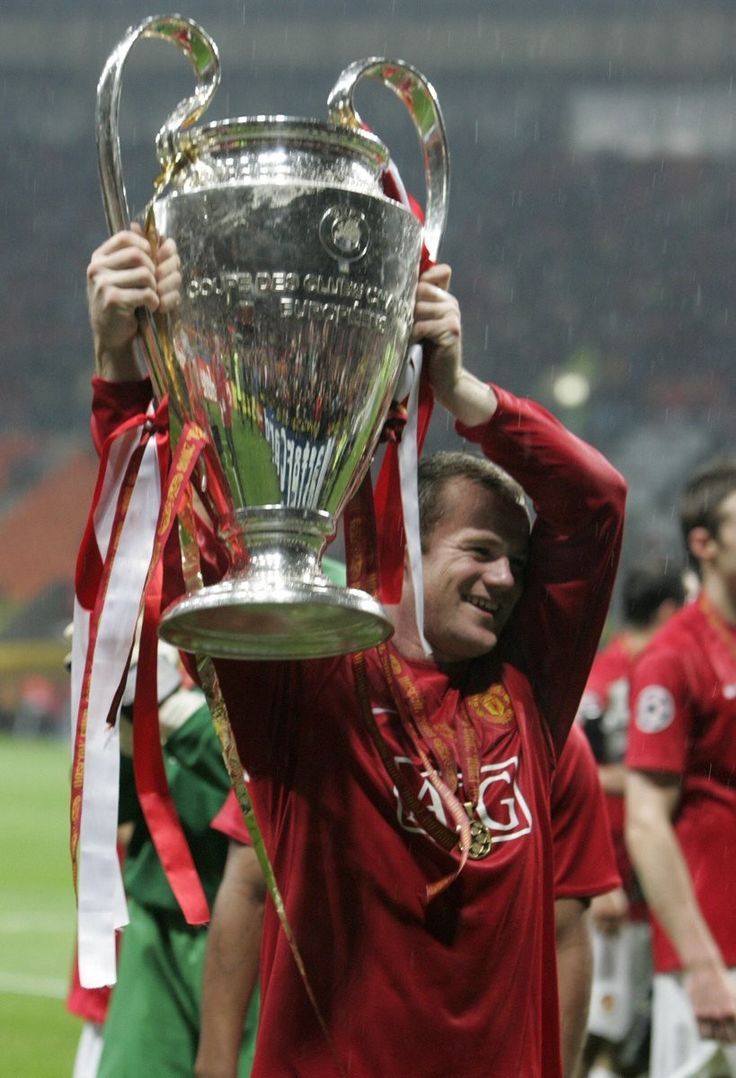 736x1078 Wayne Rooney Manchester United Champions League 2008