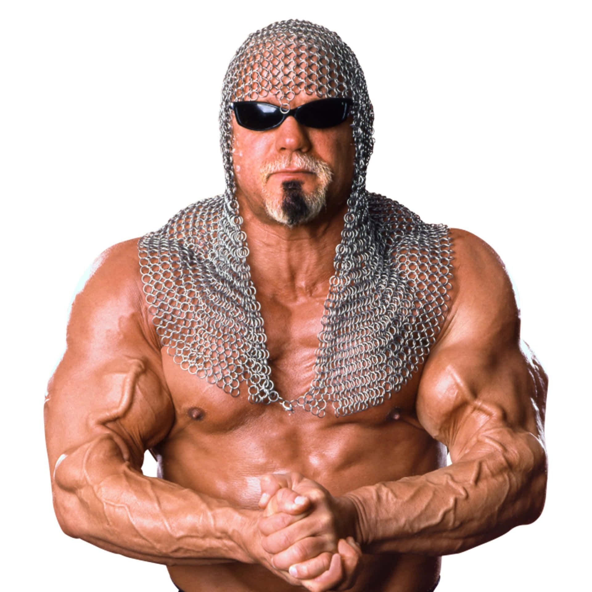 1920x1920 Download Pro Wrestler Scott Steiner Wearing Chainmail Wallpaper