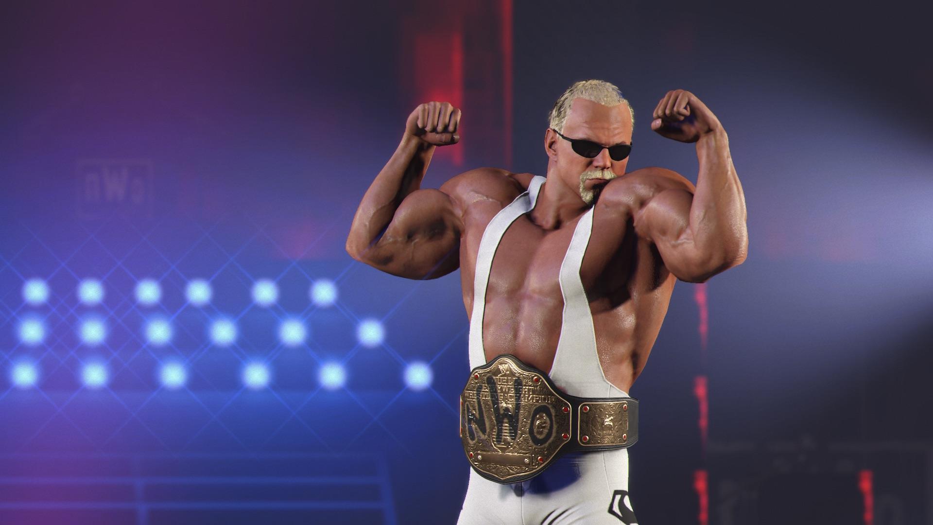 1920x1080 Sting Vs Scott Steiner at NWO Souled Out 97 was a fun match to play, Stings entrance was the most cinematic thing I've seen in this game