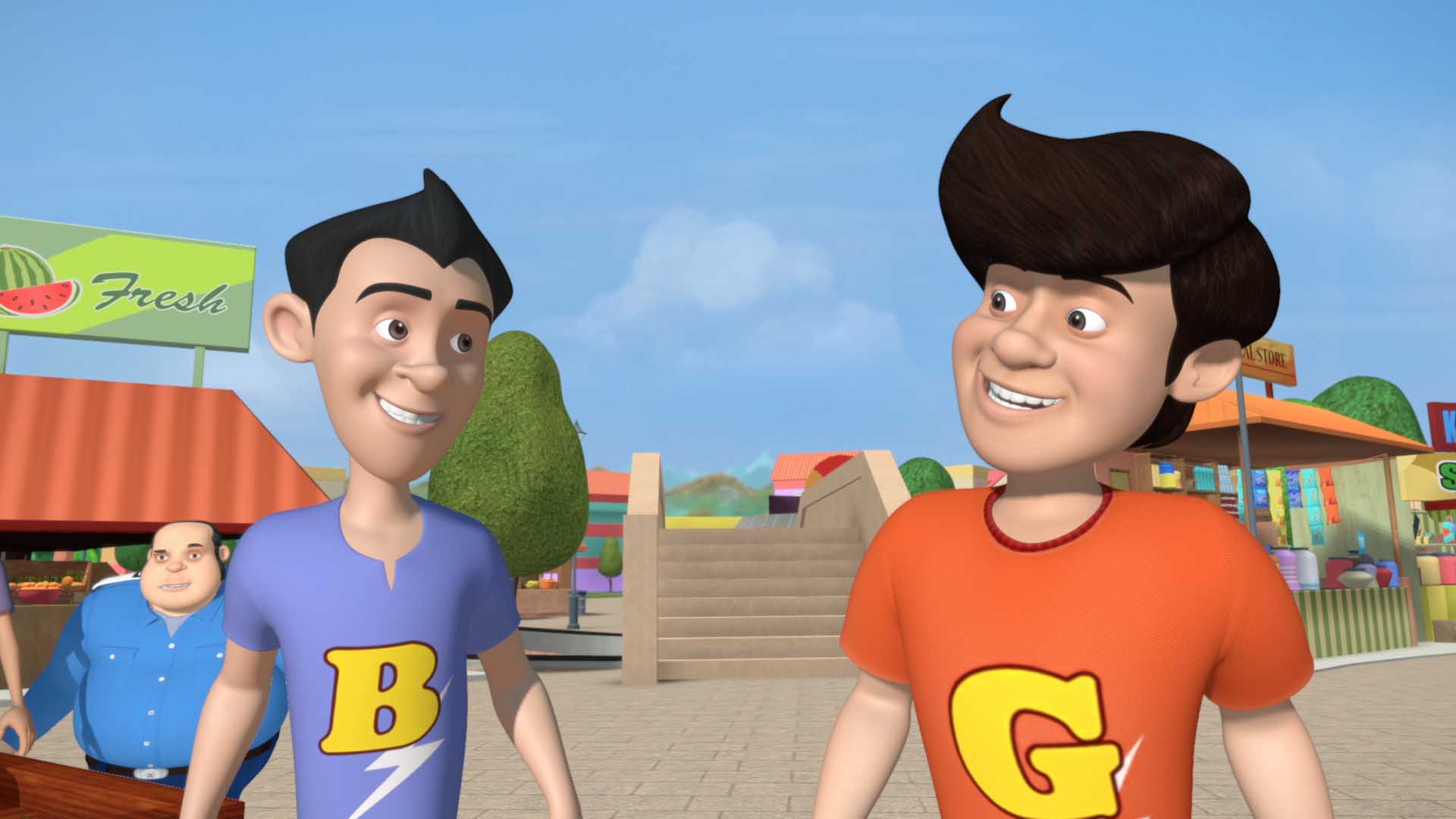 1920x1080 Gattu Battu. Created By Hi Tech Animation Studio