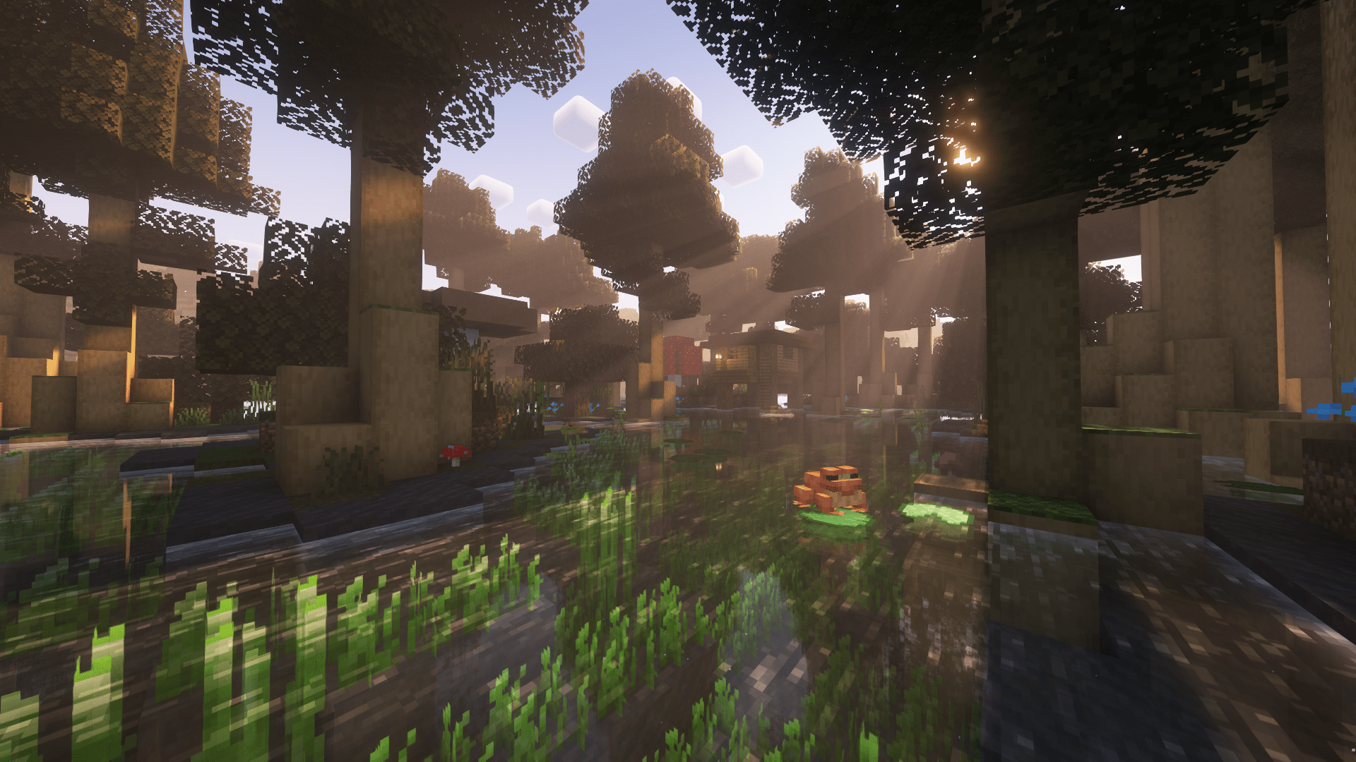 1920x1080 I made my own interpretation of an overhauled swamp biome