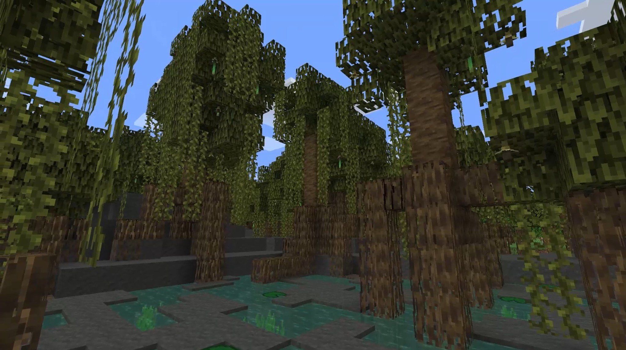 2048x1147 Minecraft: Java Edition Snapshot 22w14a brings mangrove swamps and the `recovery compass`