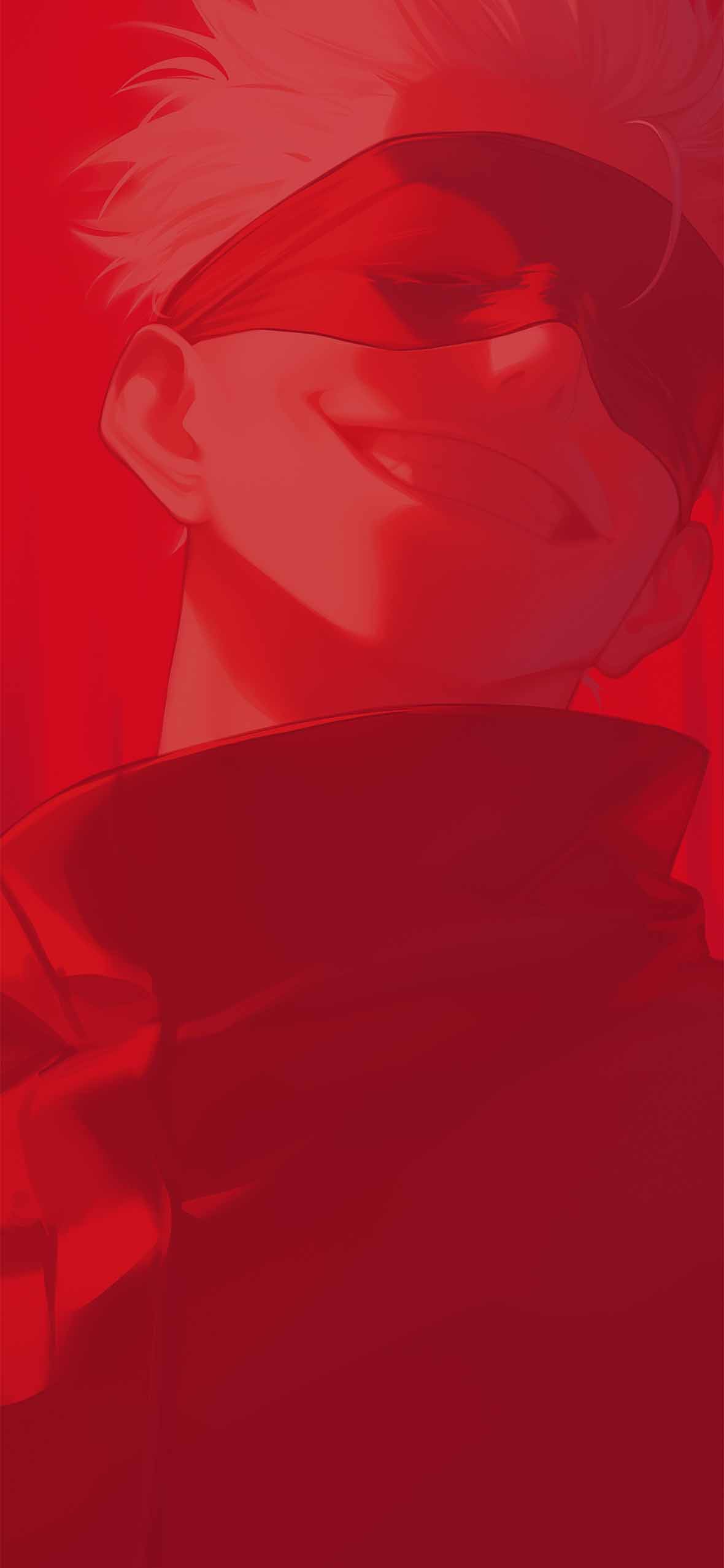 1180x2554 Satoru Gojo Red Aura Anime Wallpaper Wallpaper iPhone