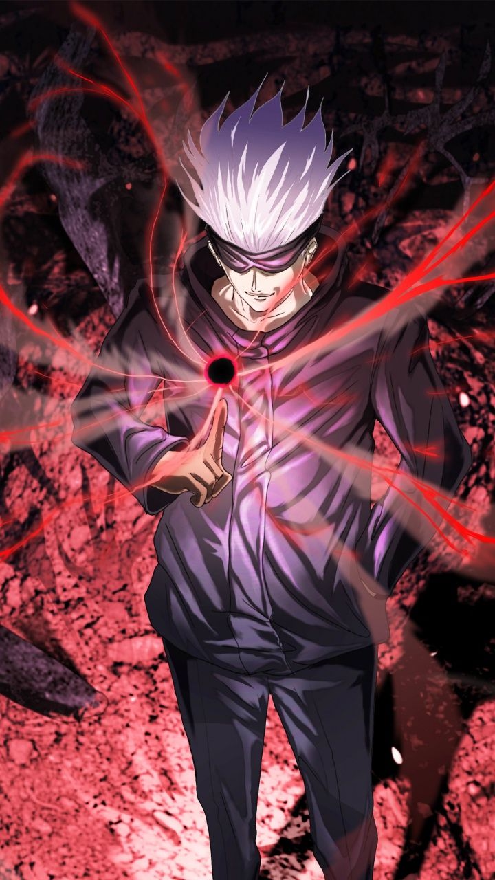 720x1280 Satoru Gojo Wallpaper 4K, Artwork, Jujutsu Kaisen