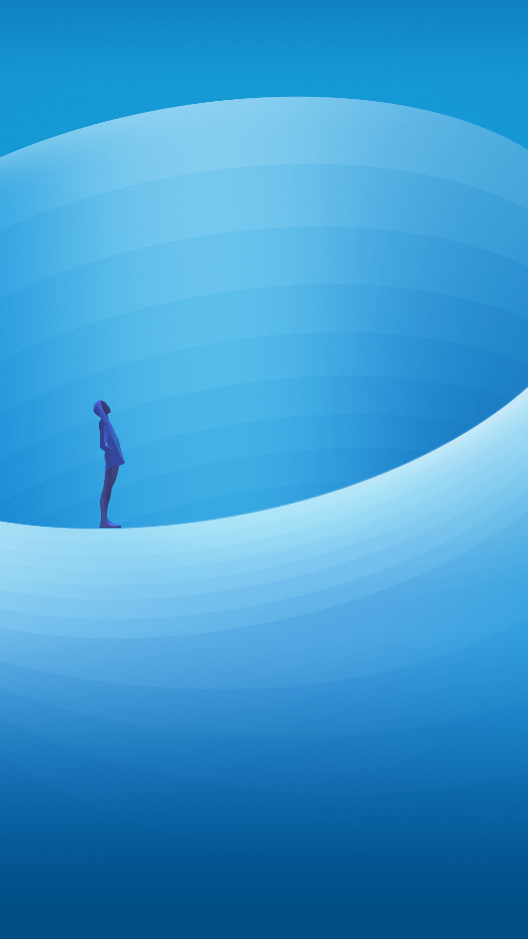 1080x1920 Coolpad Coolplay 6 Blue Person Looking Up