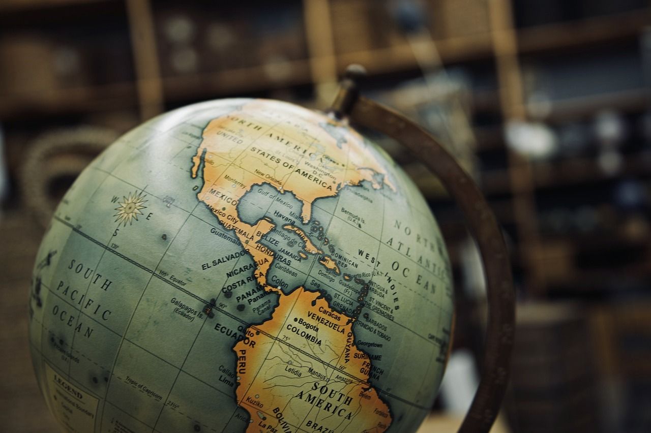 1280x852 Globe World Map