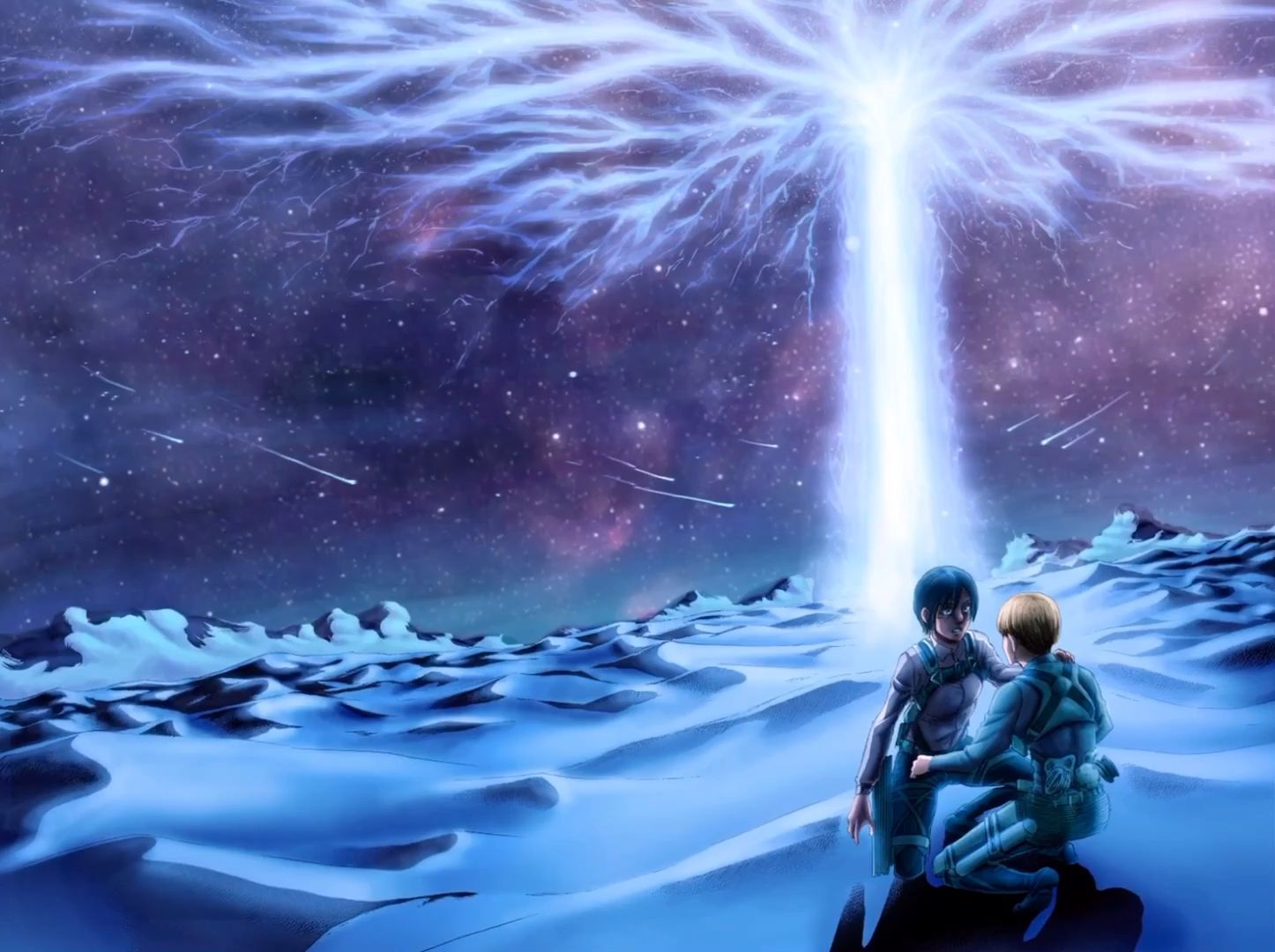 1446x1080 Attack On Titan Paths Wallpaper