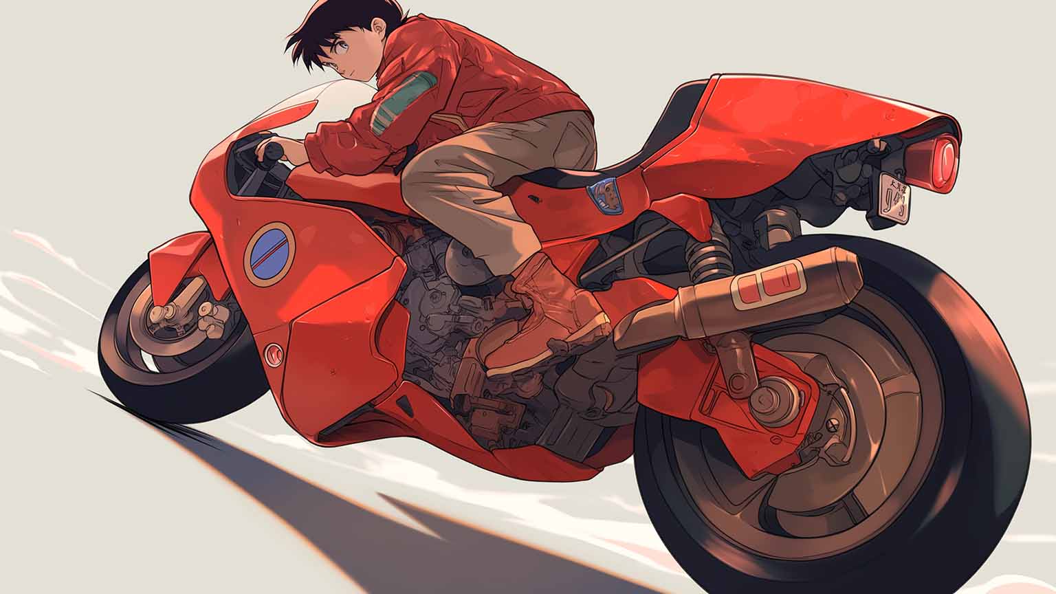 1536x864 Akira Kaneda Bike Desktop Wallpaper 4K 4K Wallpaper