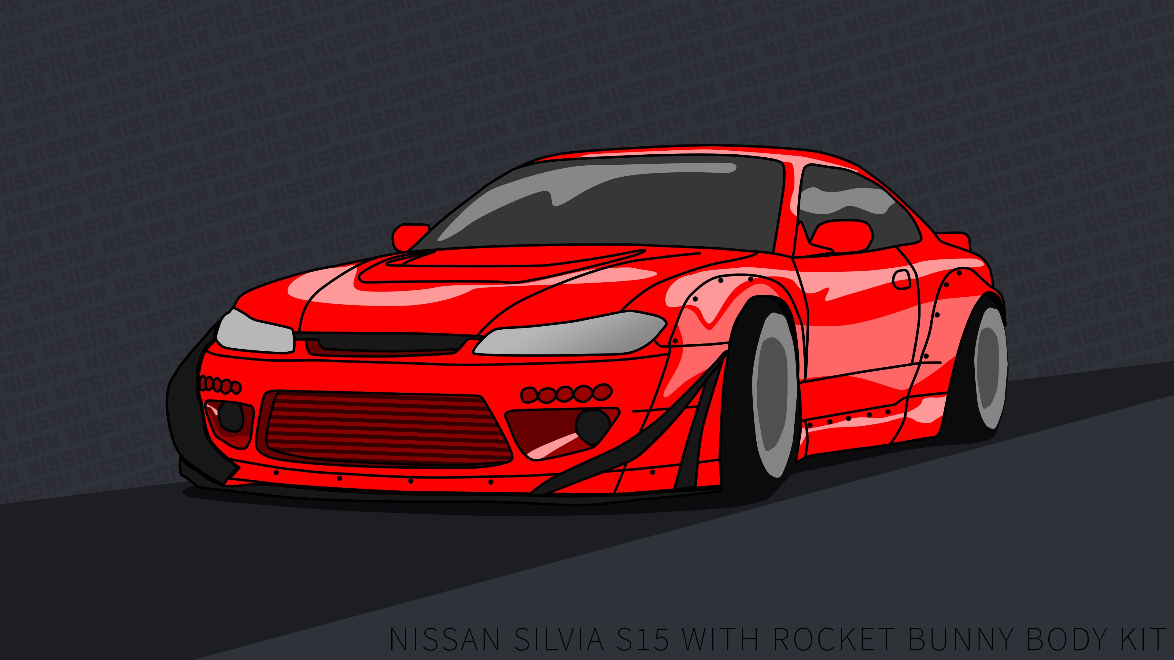3840x2160 Rocket Bunny Wallpaper