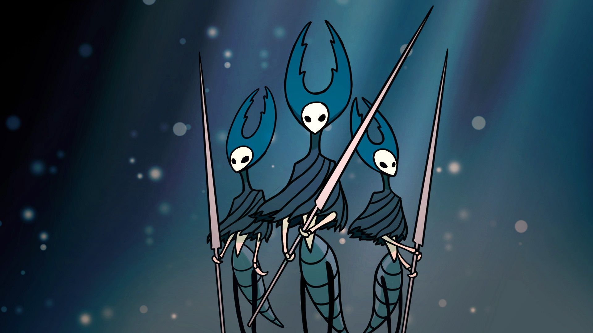 1920x1080 Wallpaper Hollow Knight, Team Cherry, Mantis Lords for mobile and desktop, section игры, resolution 1920x1080