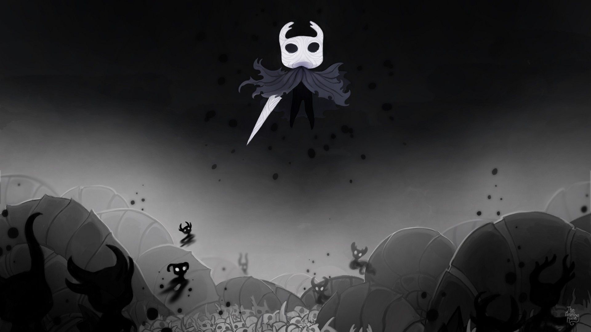 1920x1080 Computer Hollow Knight Wallpaper