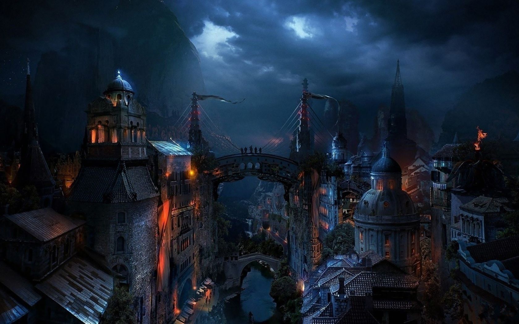 1680x1050 Medieval Fantasy Wallpaper