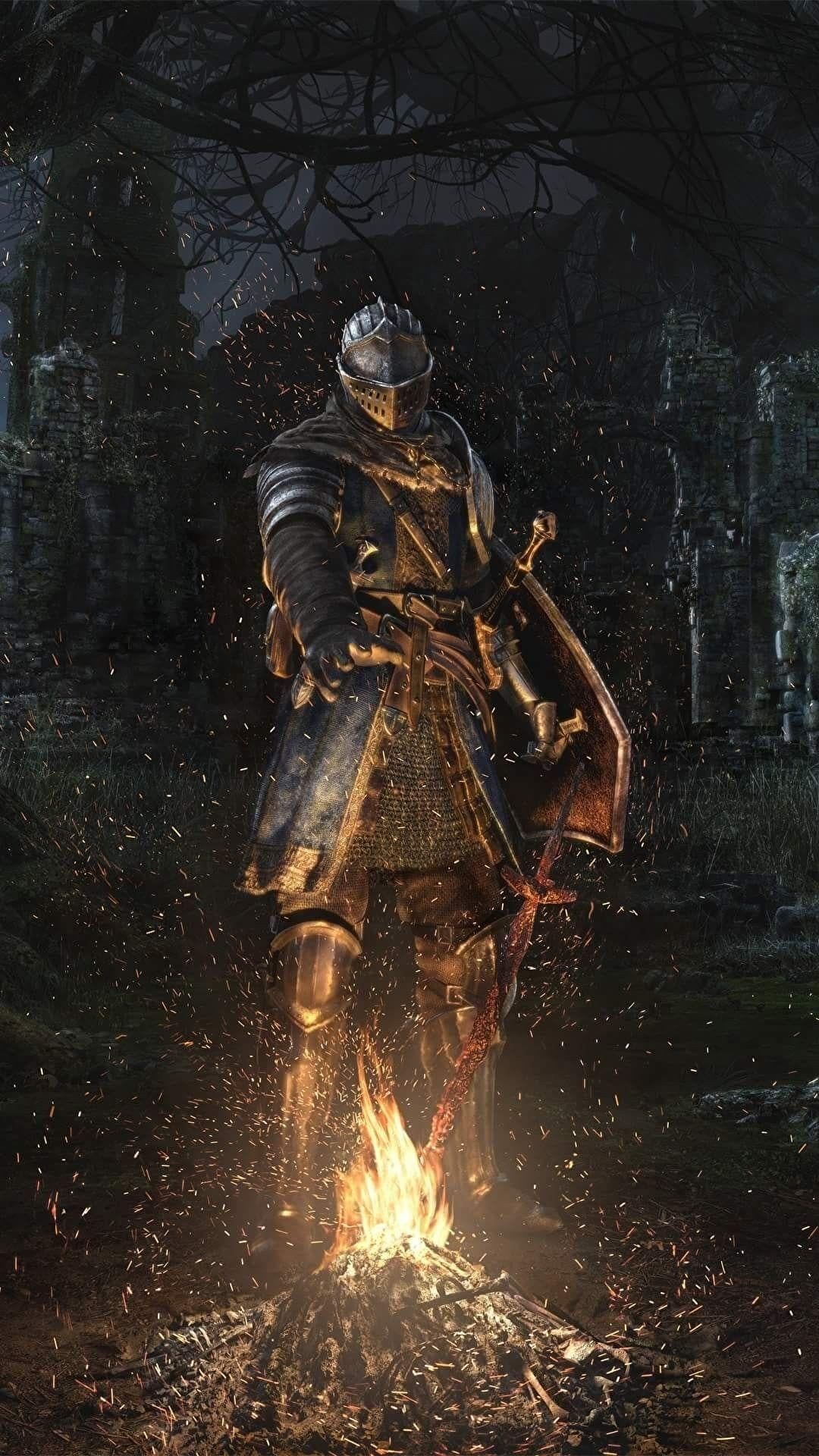 1080x1920 Dark fantasy medieval knight