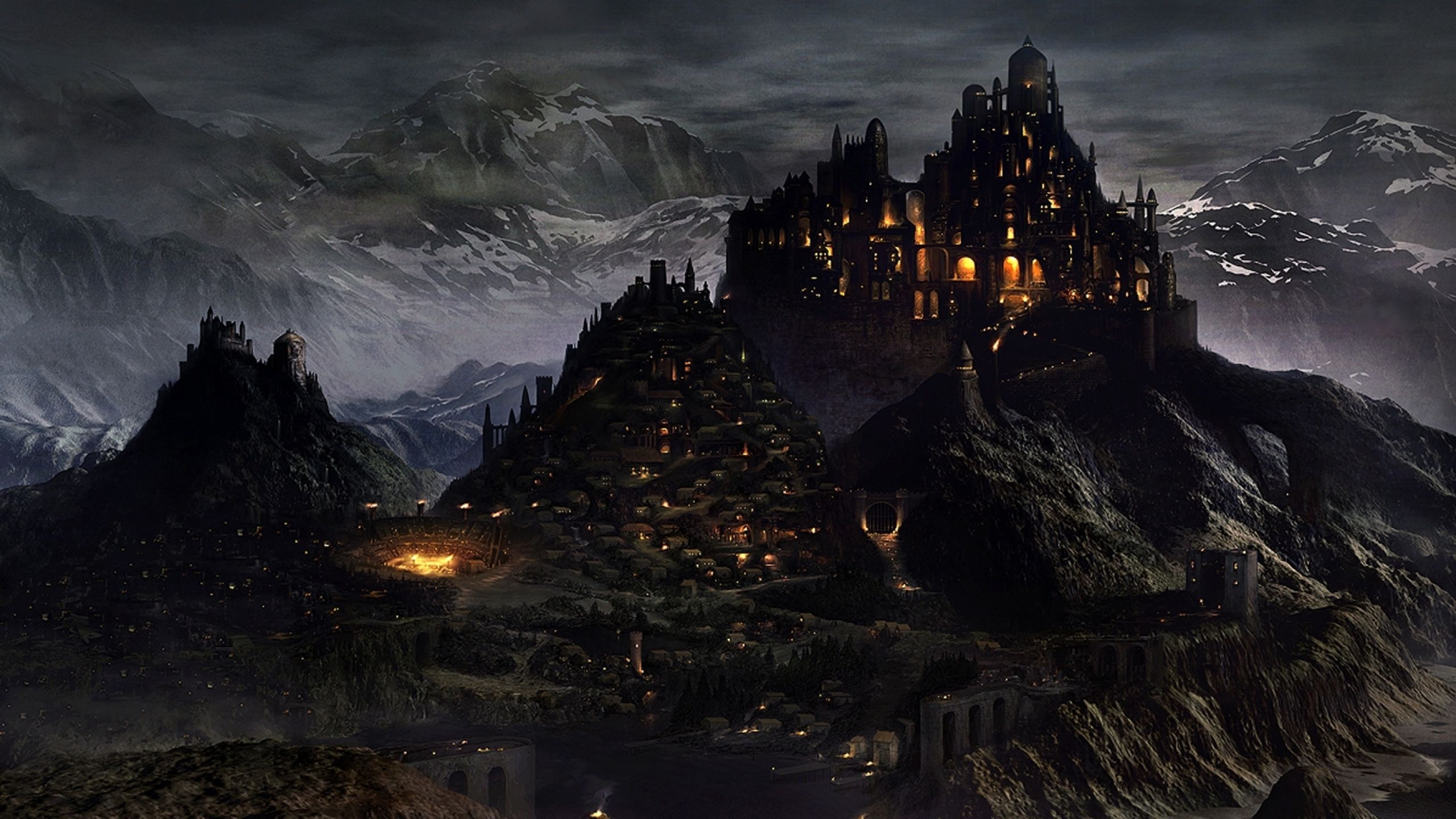 2560x1440 WQHD, QHD, 16:9 Medieval Fantasy Wallpaper Free 2560x1440 High Quality Background