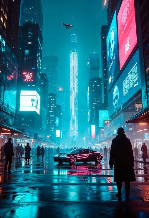 506x740 Future cyber city theme Image
