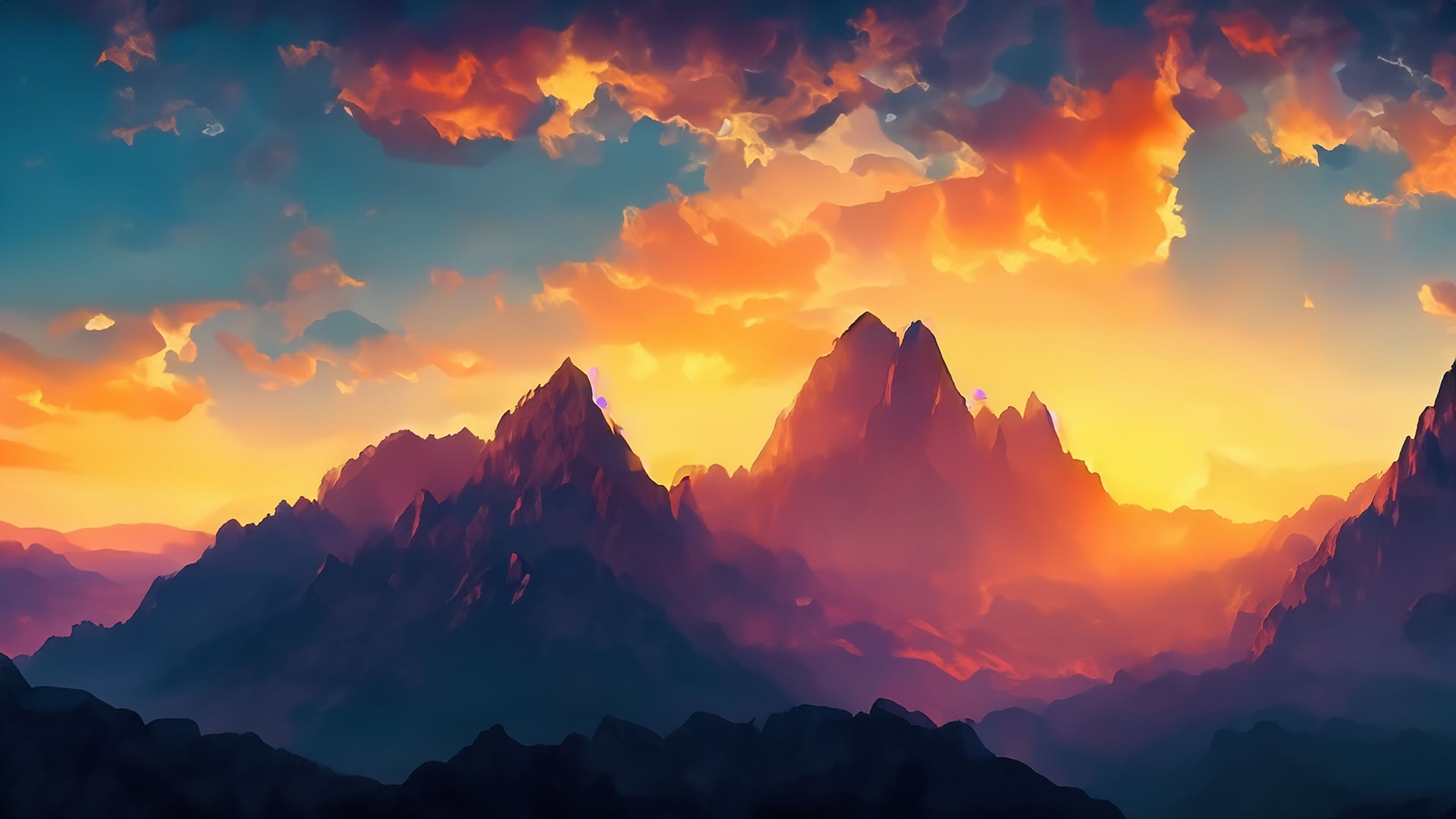 2560x1440 Mountain 2K Wallpaper x 1440 pxK