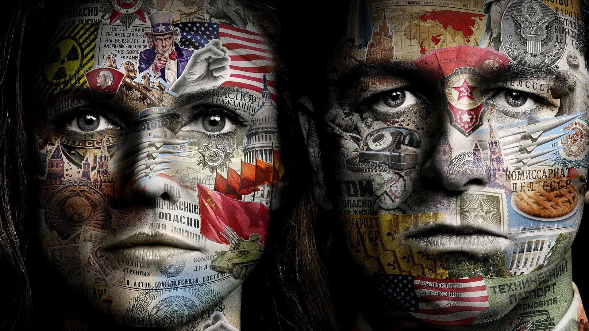1920x1080 Download Matthew Rhys Keri Russell Face The Americans TV Show HD Wallpaperx1080