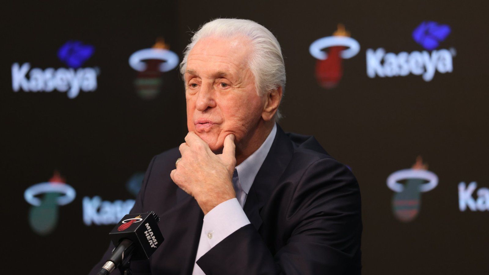 1600x900 Miami Heat's Pat Riley says no issue in reporting to Arisons
