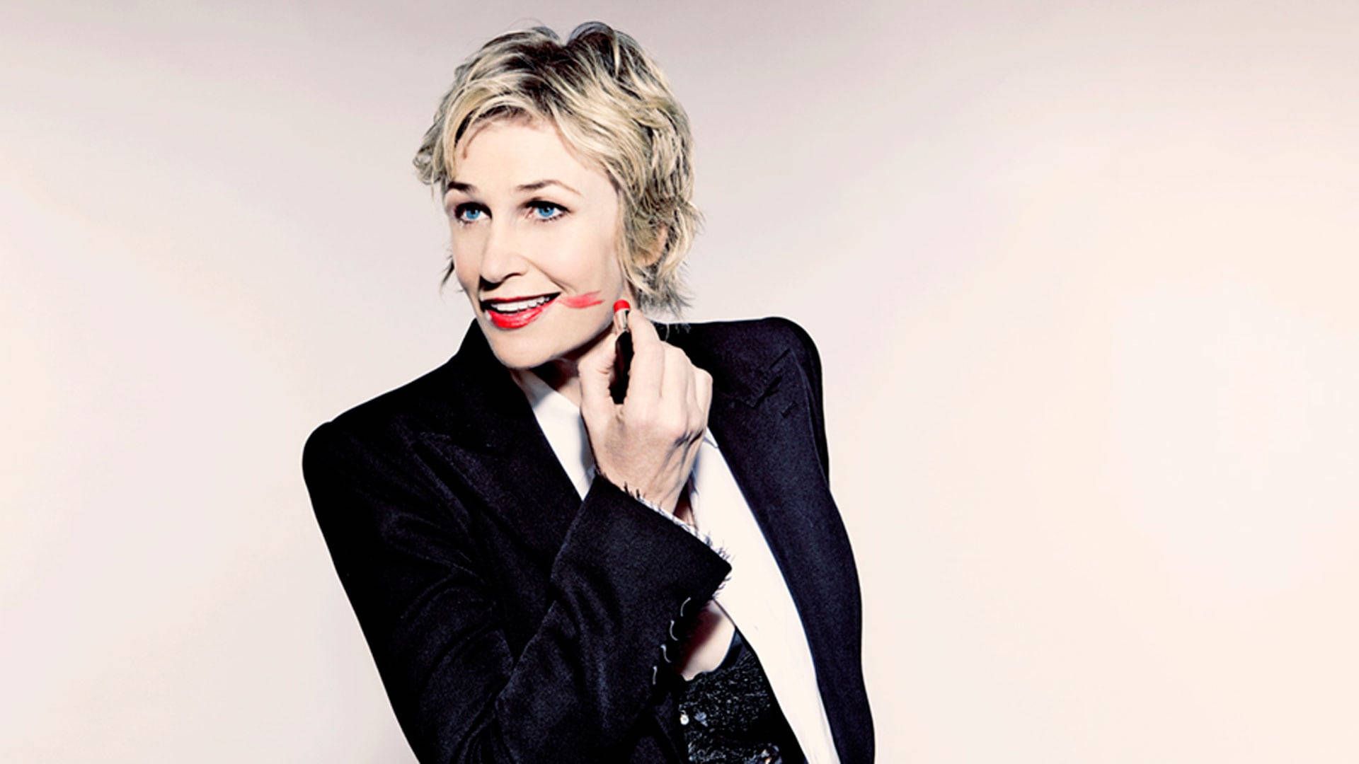 1920x1080 Download Jane Lynch Lipstick Tuxedo Wallpaper
