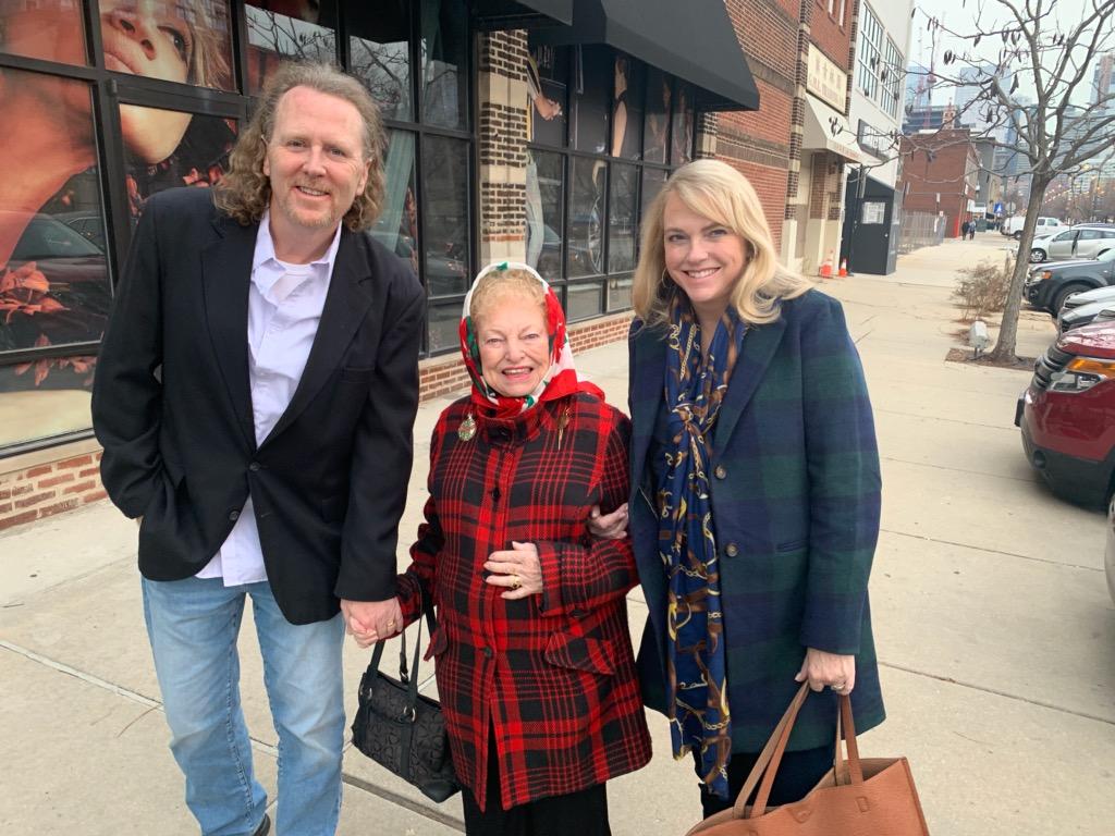 1024x768 My brother, sister and Aunt Marge on their way into our #SwinginLittleChristmas at @CityWineryCHI