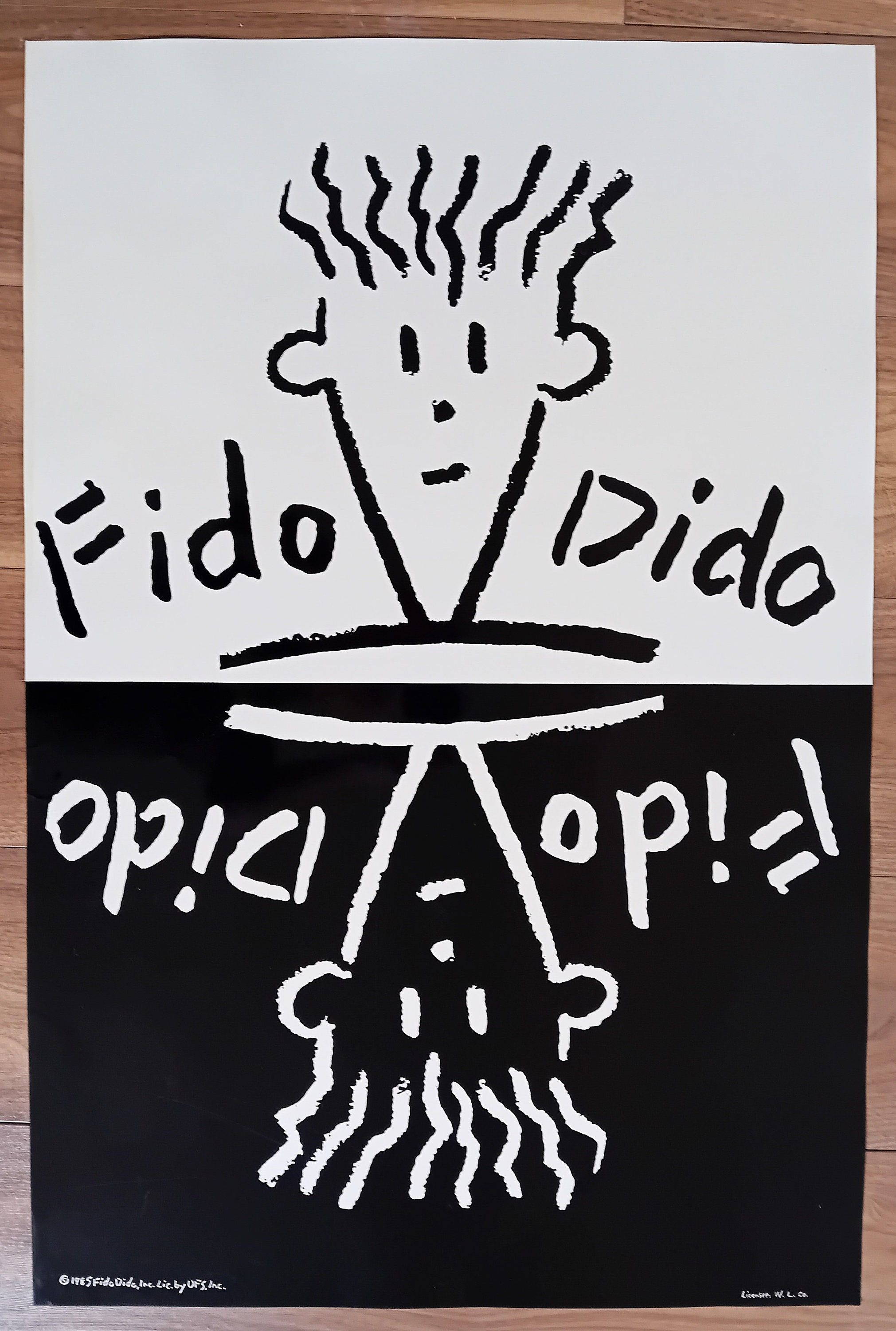2021x3000 Fido Dido Authentic 1985 Poster