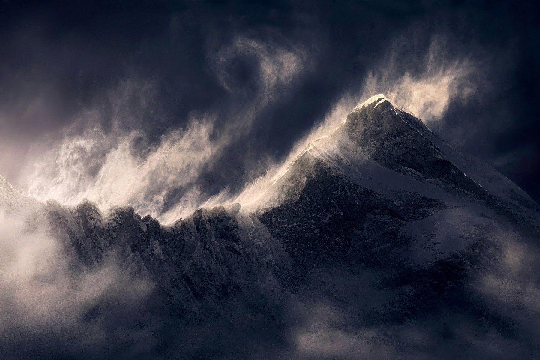 1800x1200 nature landscape tibet himalayas mountain snowy peak sunlight clouds