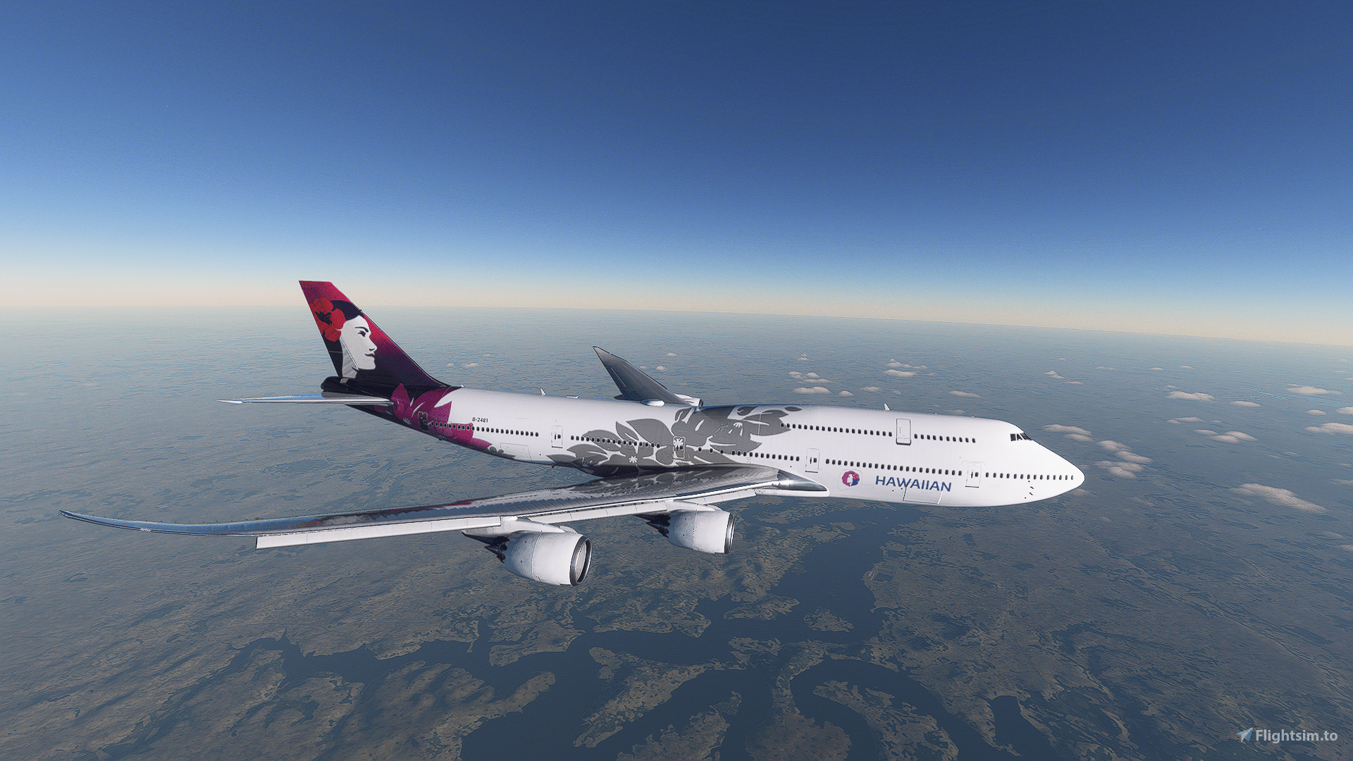 1920x1080 Hawaiian Airlines 747 Liveries for MSFS