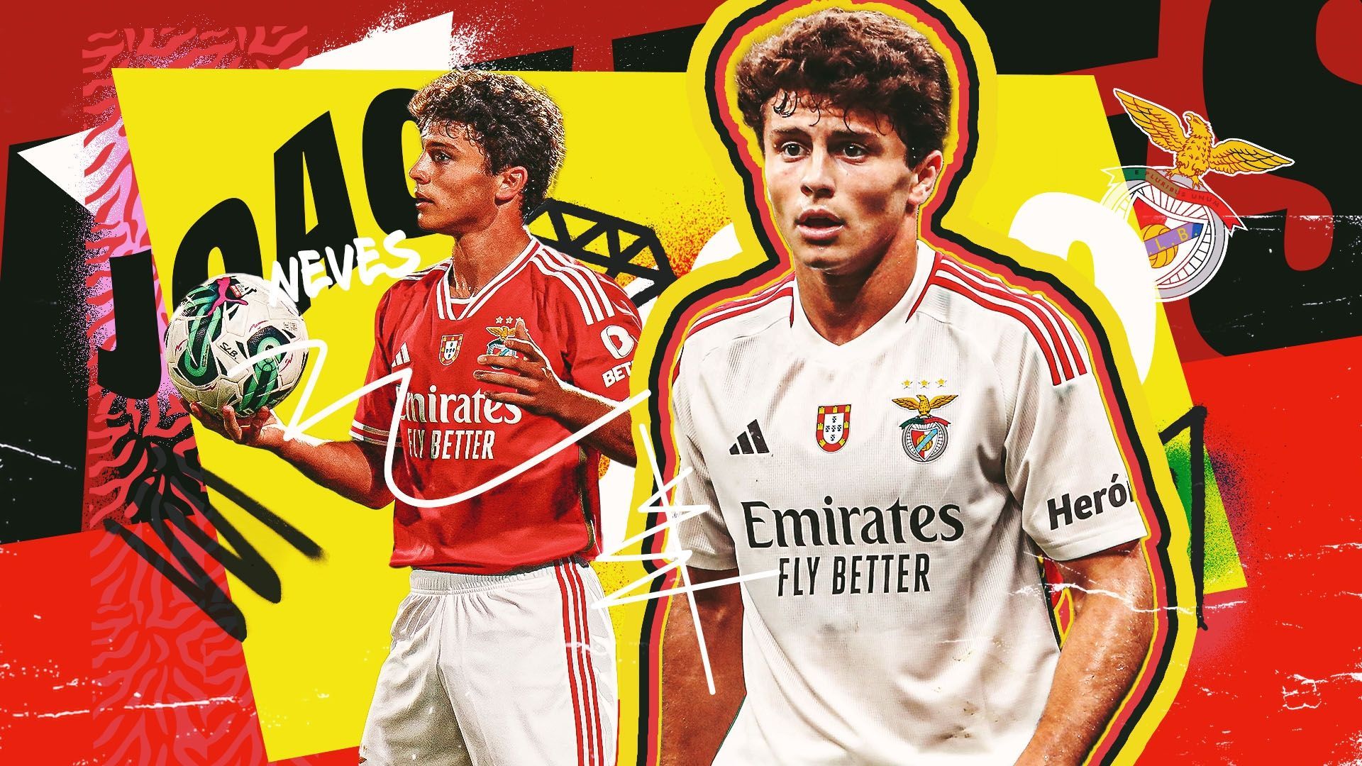 1920x1080 Joao Neves: Why Man Utd are plotting January transfer swoop for €100m Benfica wonderkid. Goal.com US
