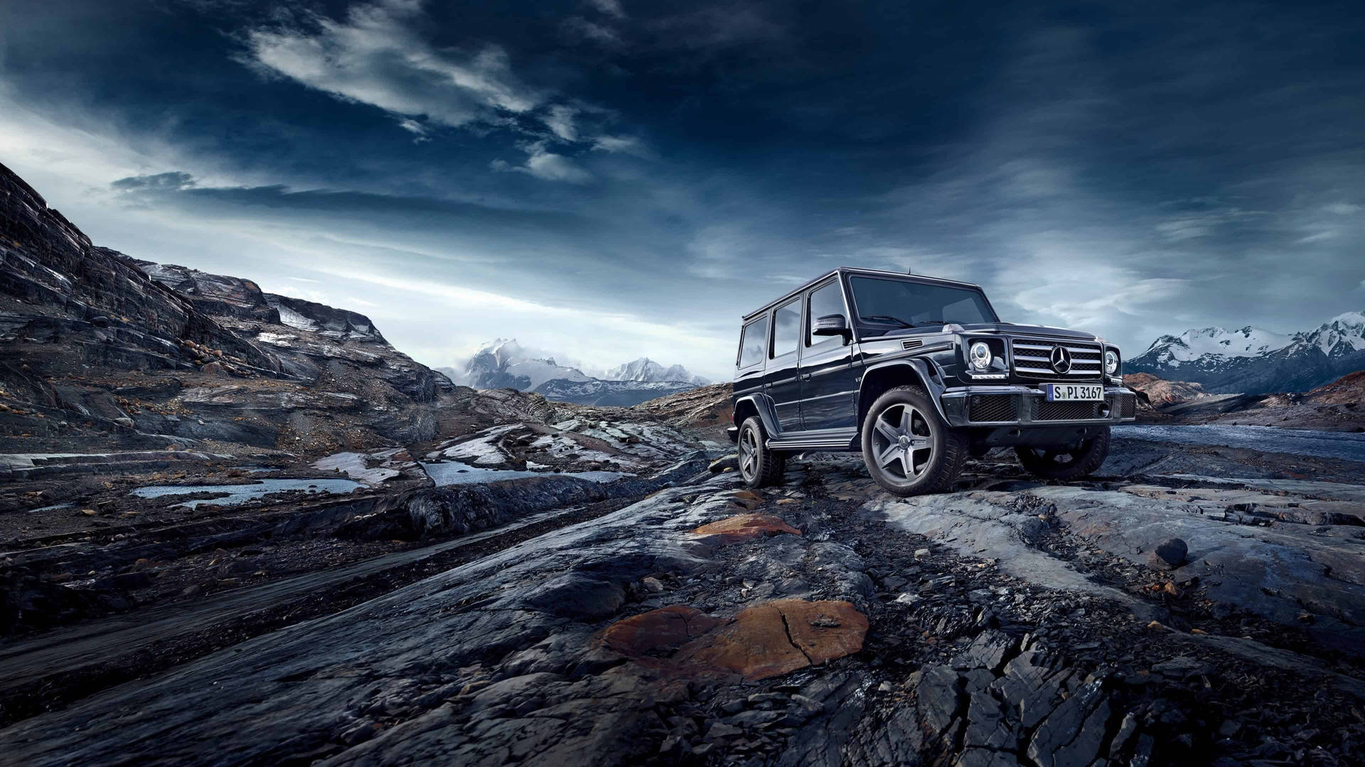 1920x1080 Download 4k Mercedes G Class In Mountain Wallpaper