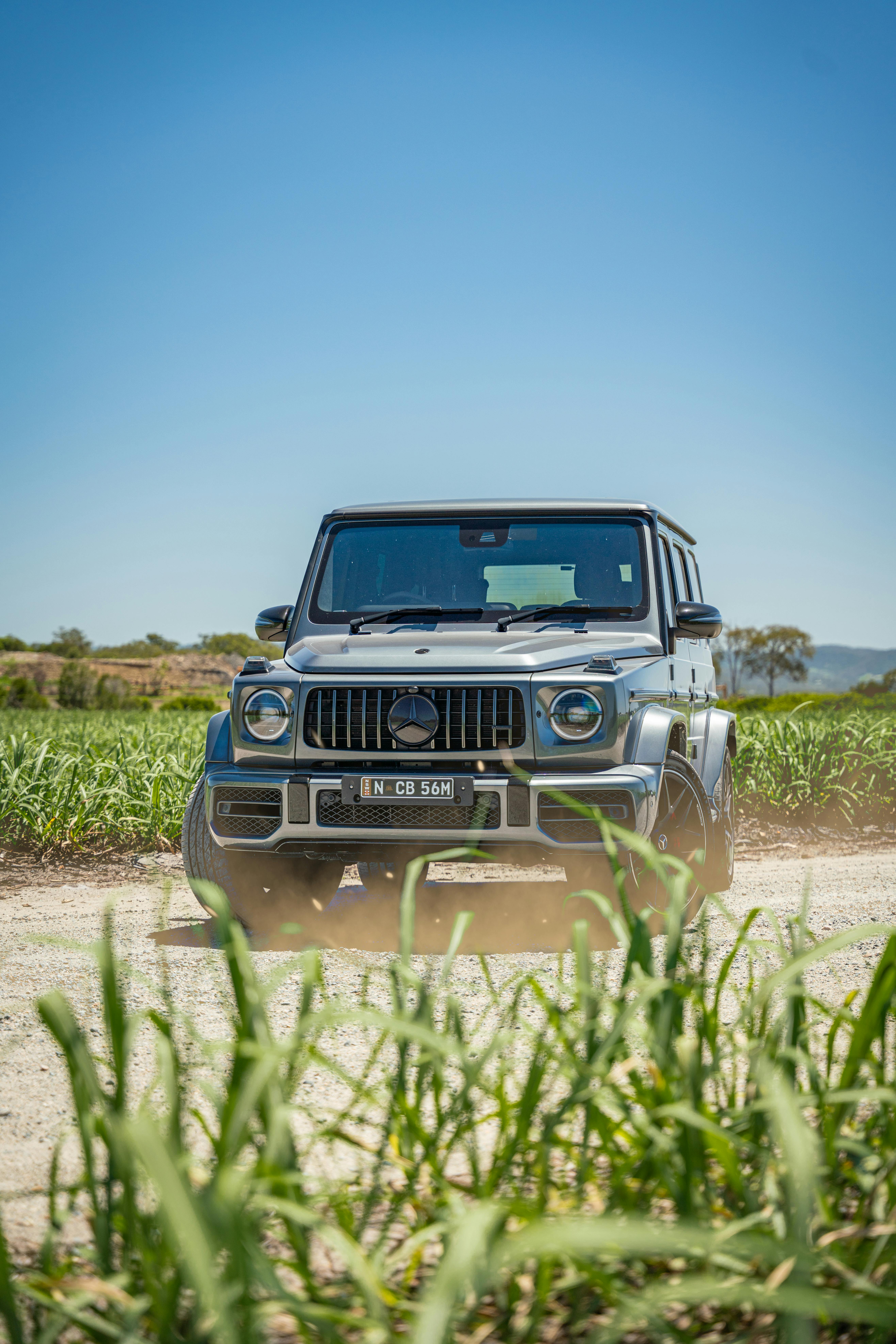 5265x7894 Mercedes G Class on Dirt Road · Free