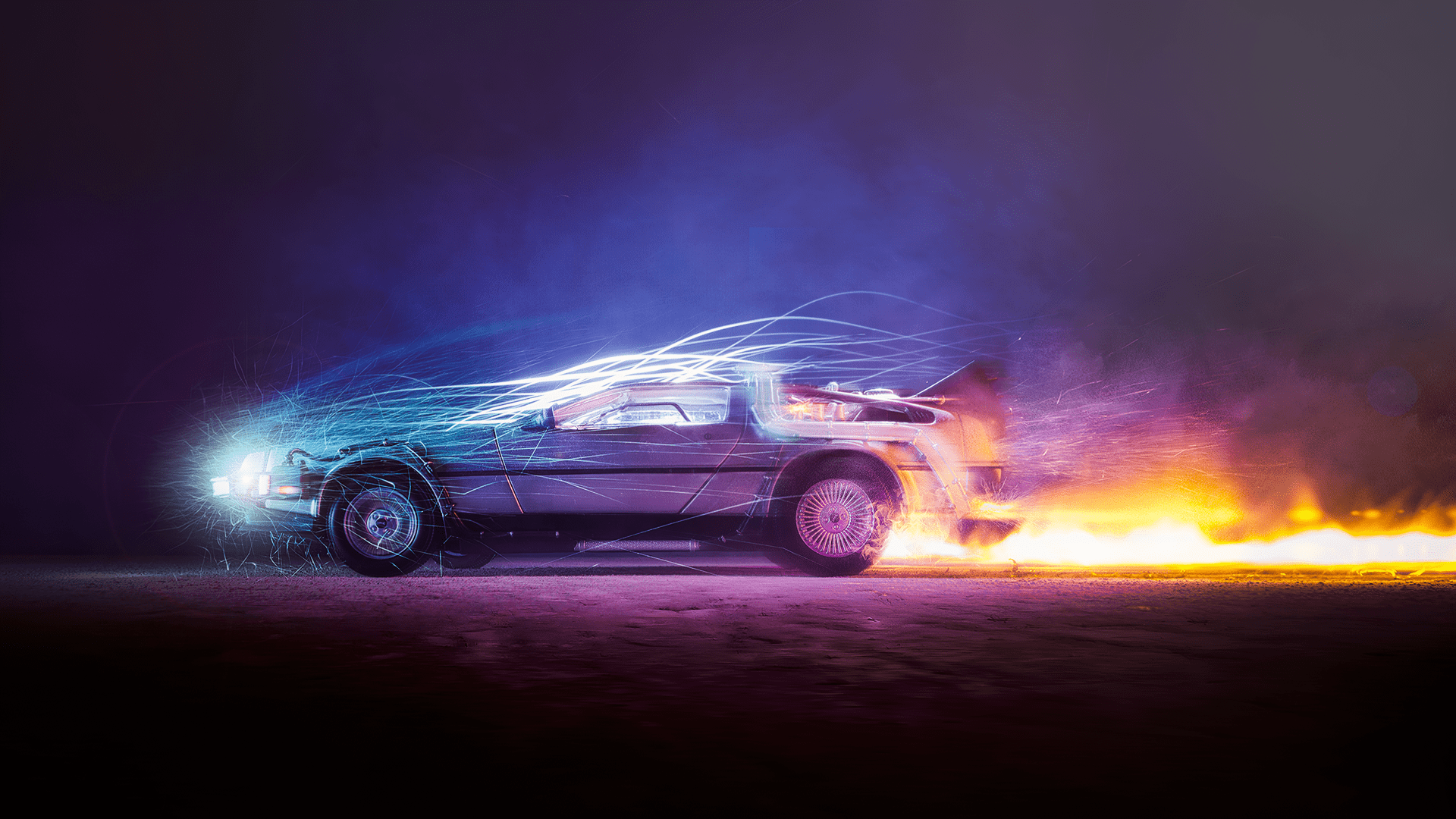1920x1080 DeLorean DMC 12. Back To The Future 4K Ultra HD Wallpaperx2160