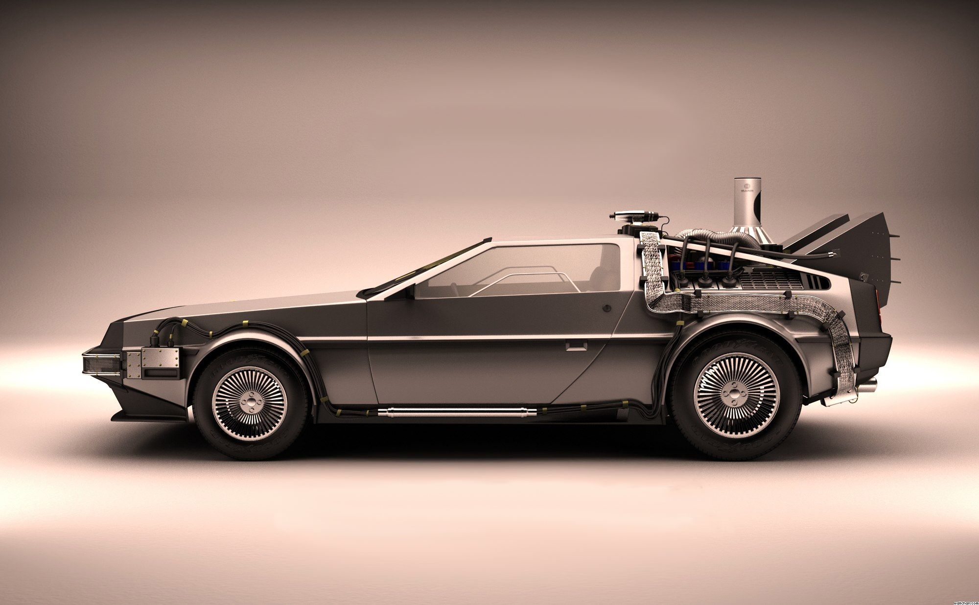 2000x1236 DMC DeLorean, Back to the Future, The Time Machine, Car Wallpaper HD / Desktop and Mobile Background