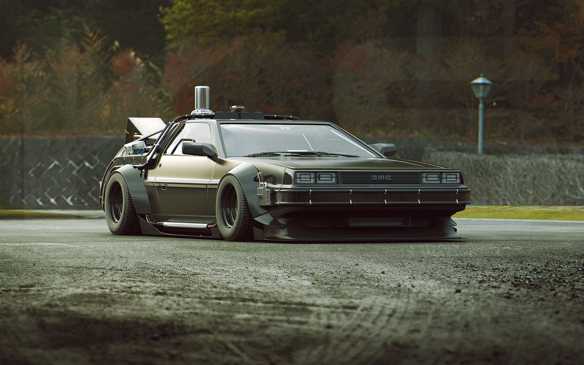 1920x1200 Back To The Future DeLorean HD Wallpaperx1200