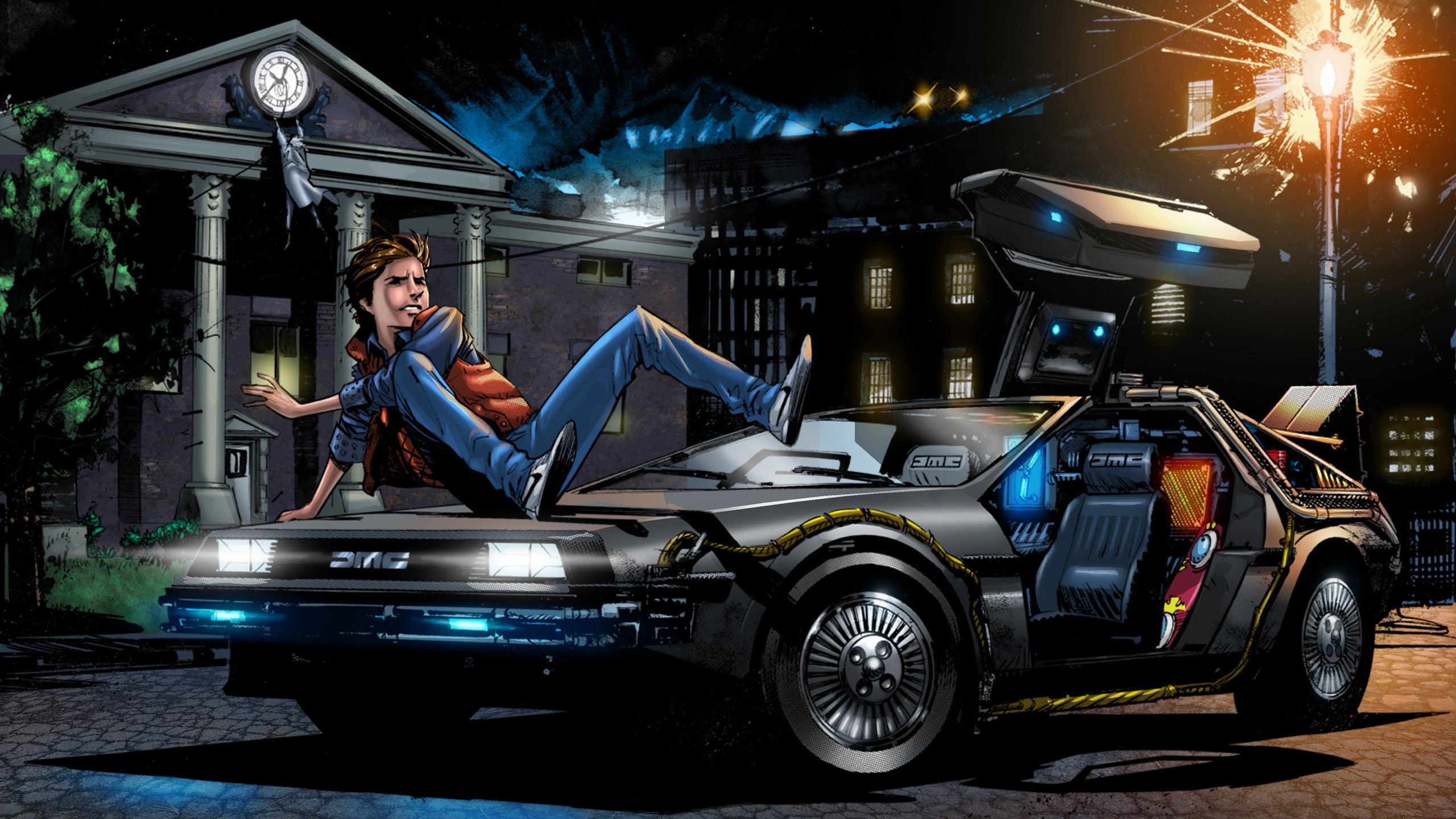 2560x1440 WQHD, QHD, 16:9 Delorean Dmc 12 Wallpaper Free 2560x1440 High Quality Background