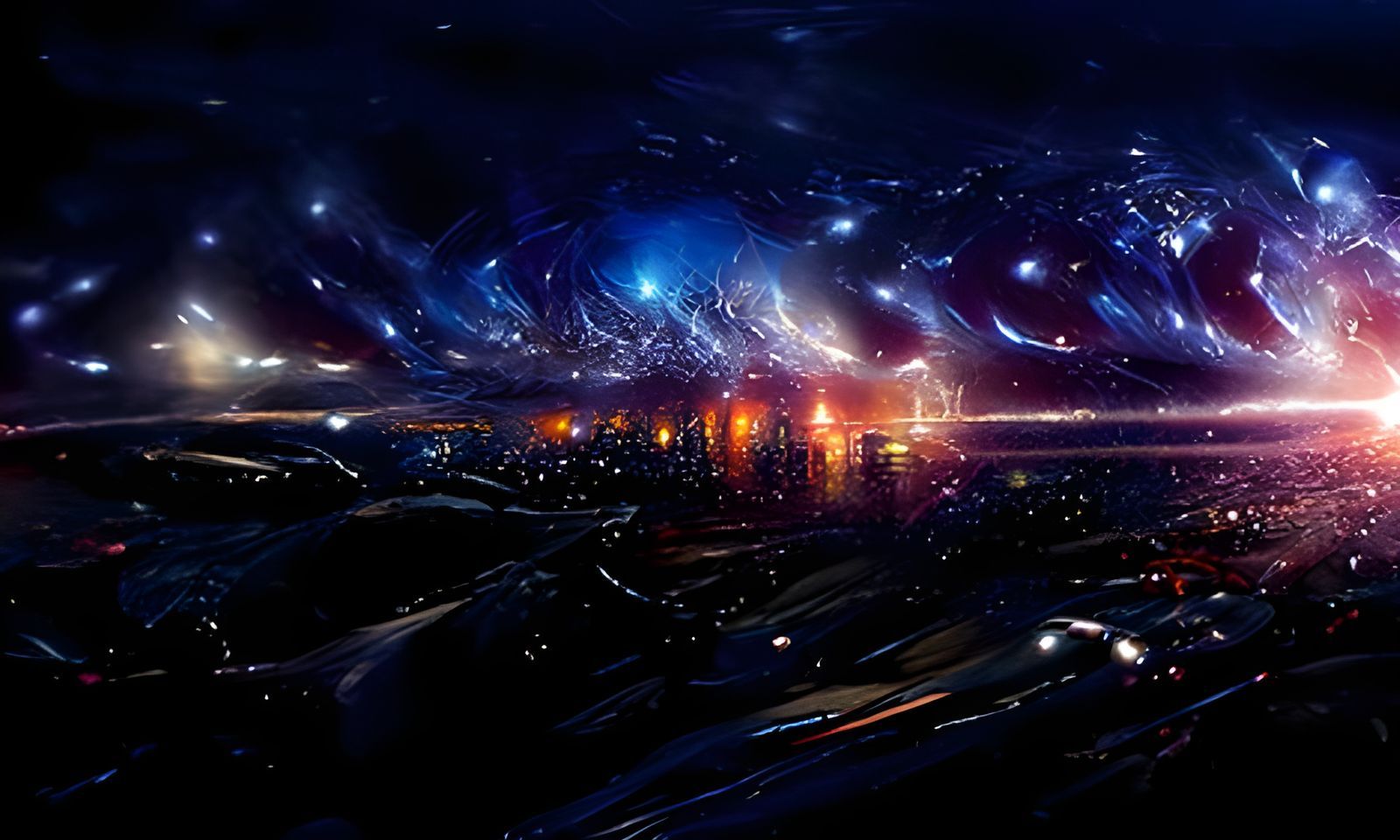 1600x960 C Beams Glittering Near Tannhäuser Gate In Hyperre