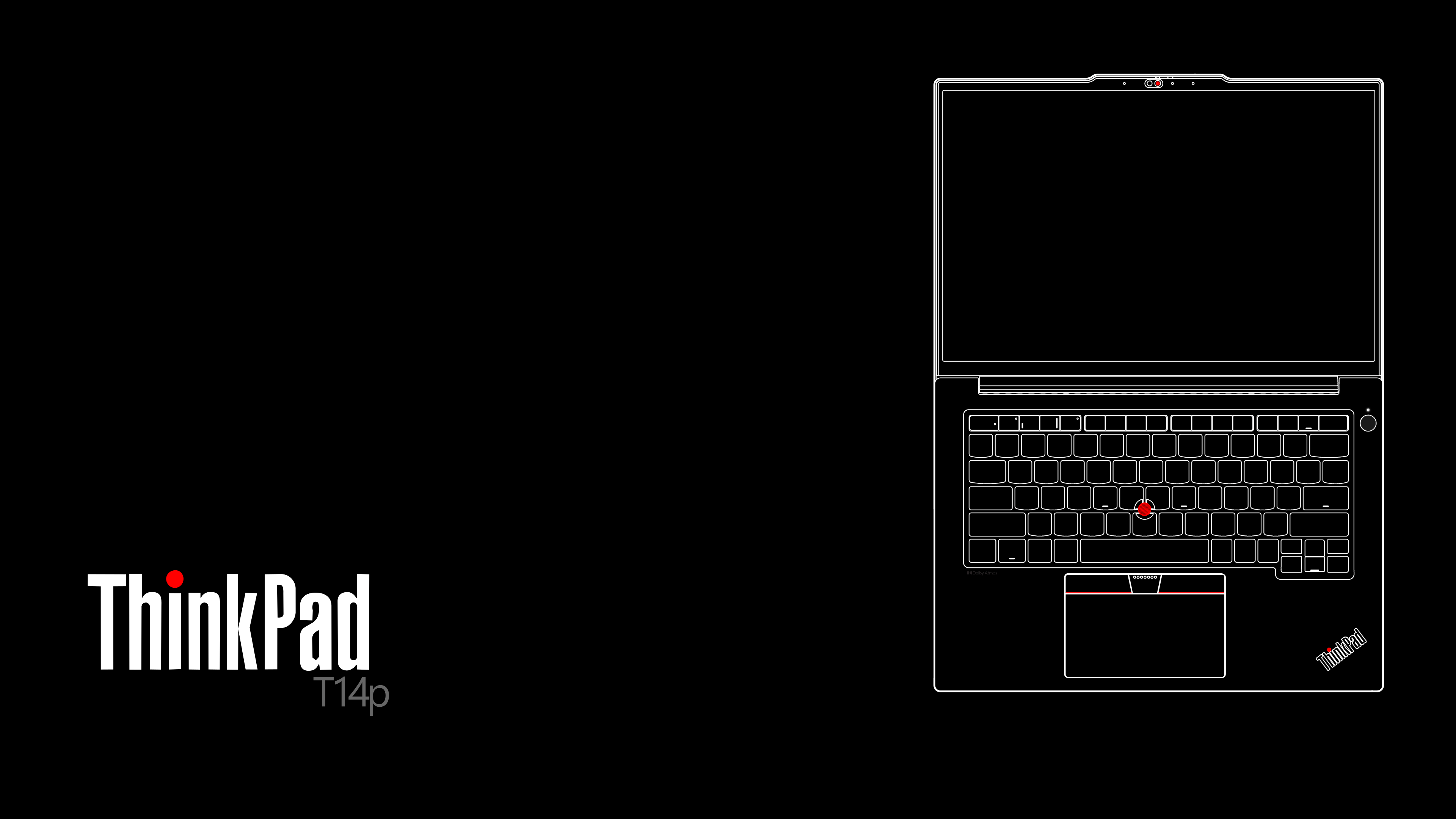 3840x2160 Wallpaper from image in the T14 manual. With LENOVO logo