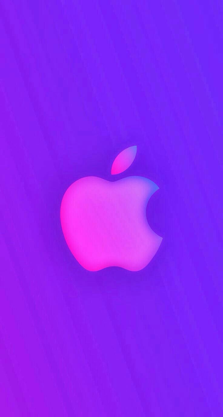 736x1377 Apple tv logo on purple background