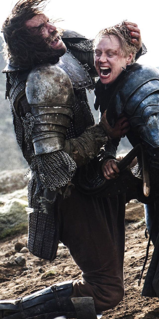 640x1280 Sandor Clegane battles Brienne of Tarth