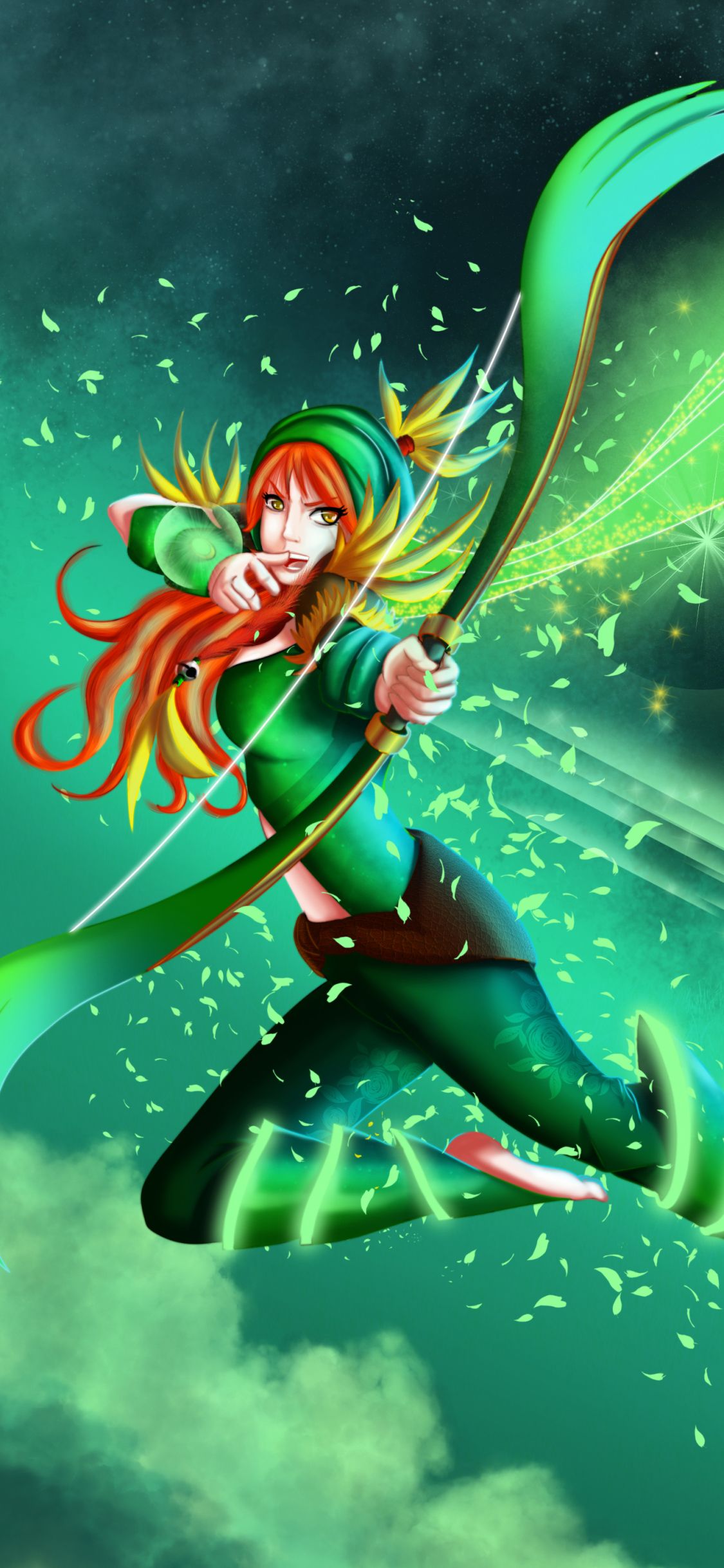 1125x2436 Phone wallpaper: Windranger (Dota 2), Video Game, Dota Dota 1175263