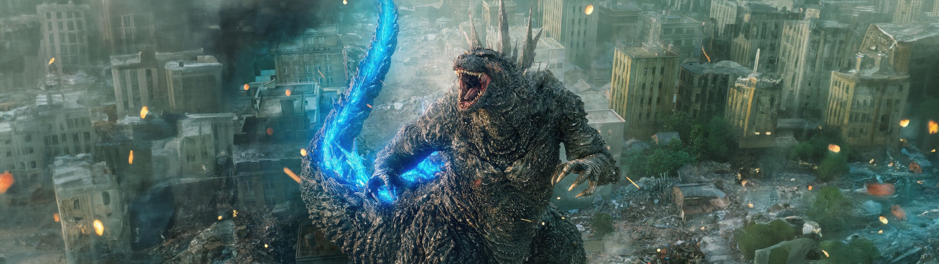 3840x1080 Godzilla Minus One 5K Wallpaper