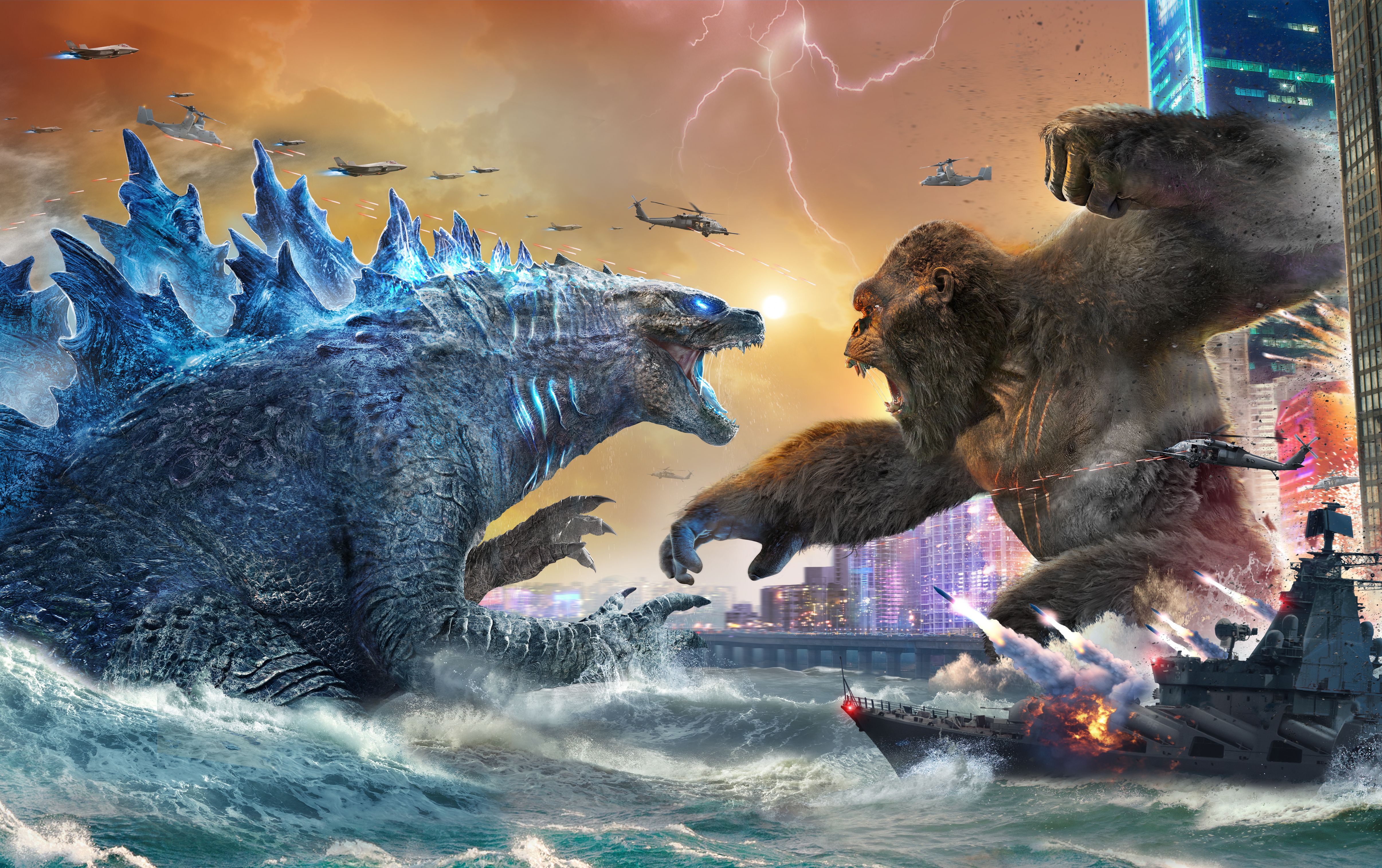 4823x3031 Godzilla Vs Kong Wallpaper and Background: Free HD Download