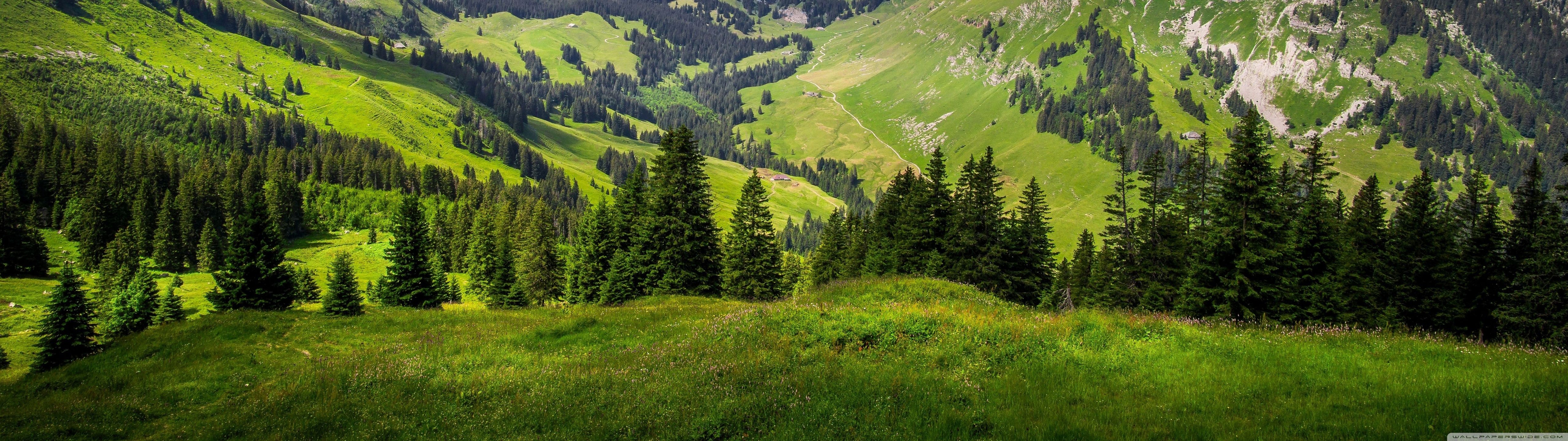 5120x1440 Mountainous Landscape 4K UHD Wallpaper for UltraHD Desktop and TV : Widescreen and UltraWide Display : Dual Monitor : Smartphone and Tablet Devices