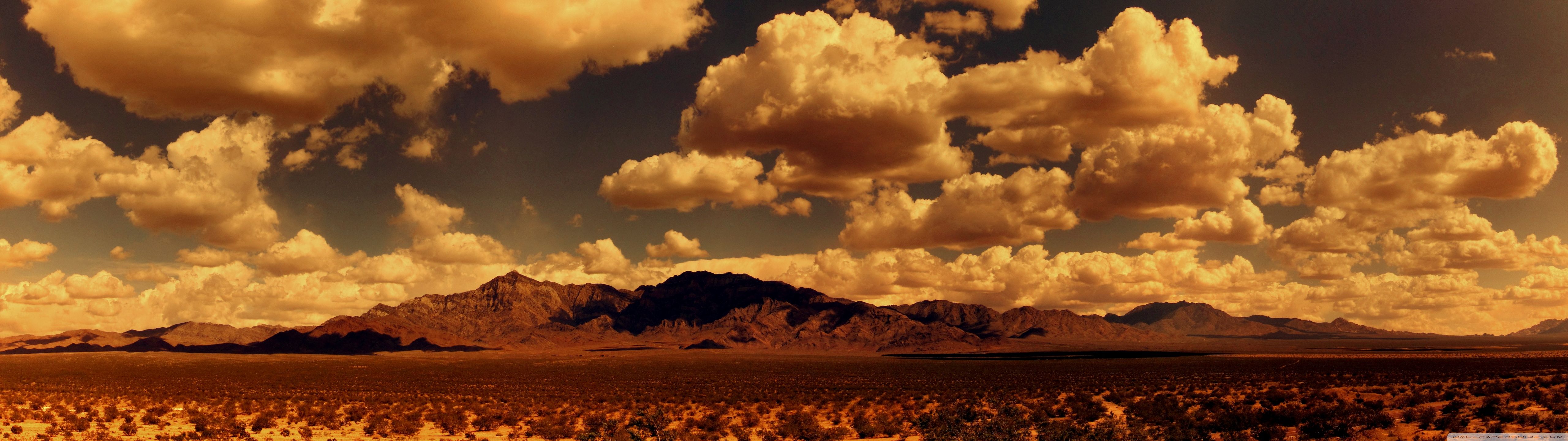 5120x1440 Desert Mountains Panorama 4K UHD Wallpaper for UltraHD Desktop and TV : Widescreen and UltraWide Display : Dual Monitor : Smartphone and Tablet Devices